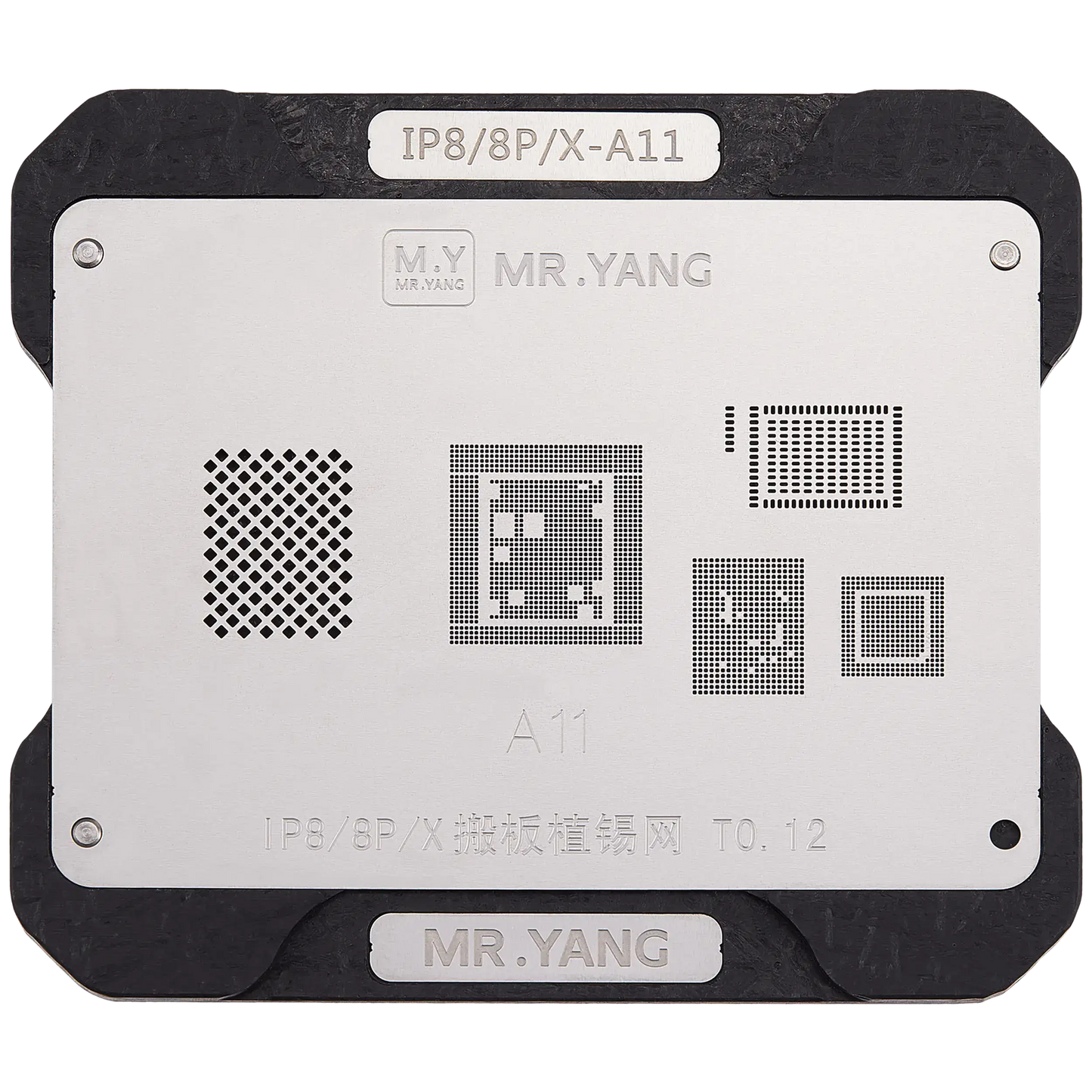M.Y Board Transfer Reballing Stencil (A11) & Middle Layer Frame Reballing Platform For iPhone 8 / 8 Plus / X (M.Y)