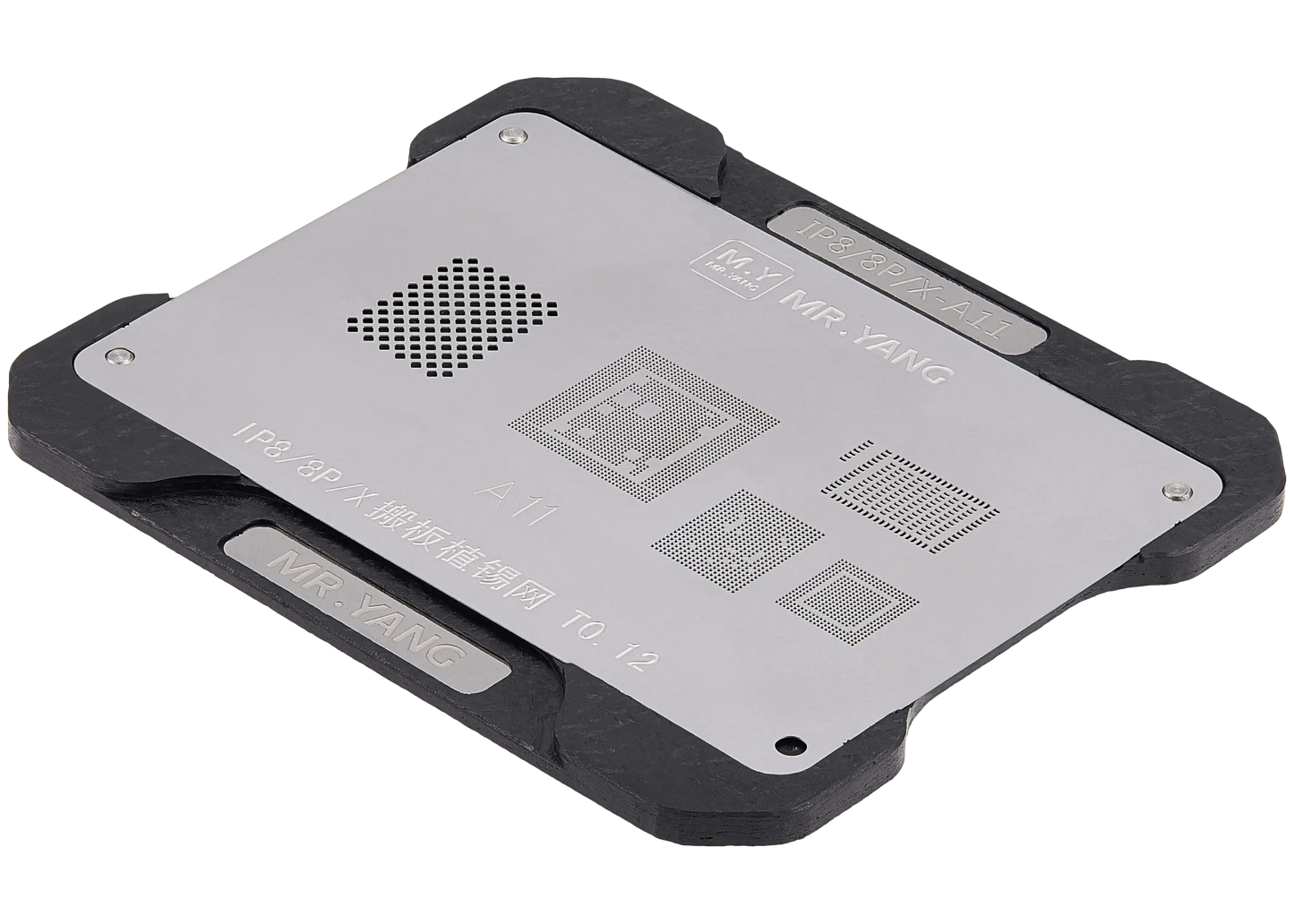 M.Y Board Transfer Reballing Stencil (A11) & Middle Layer Frame Reballing Platform For iPhone 8 / 8 Plus / X (M.Y)