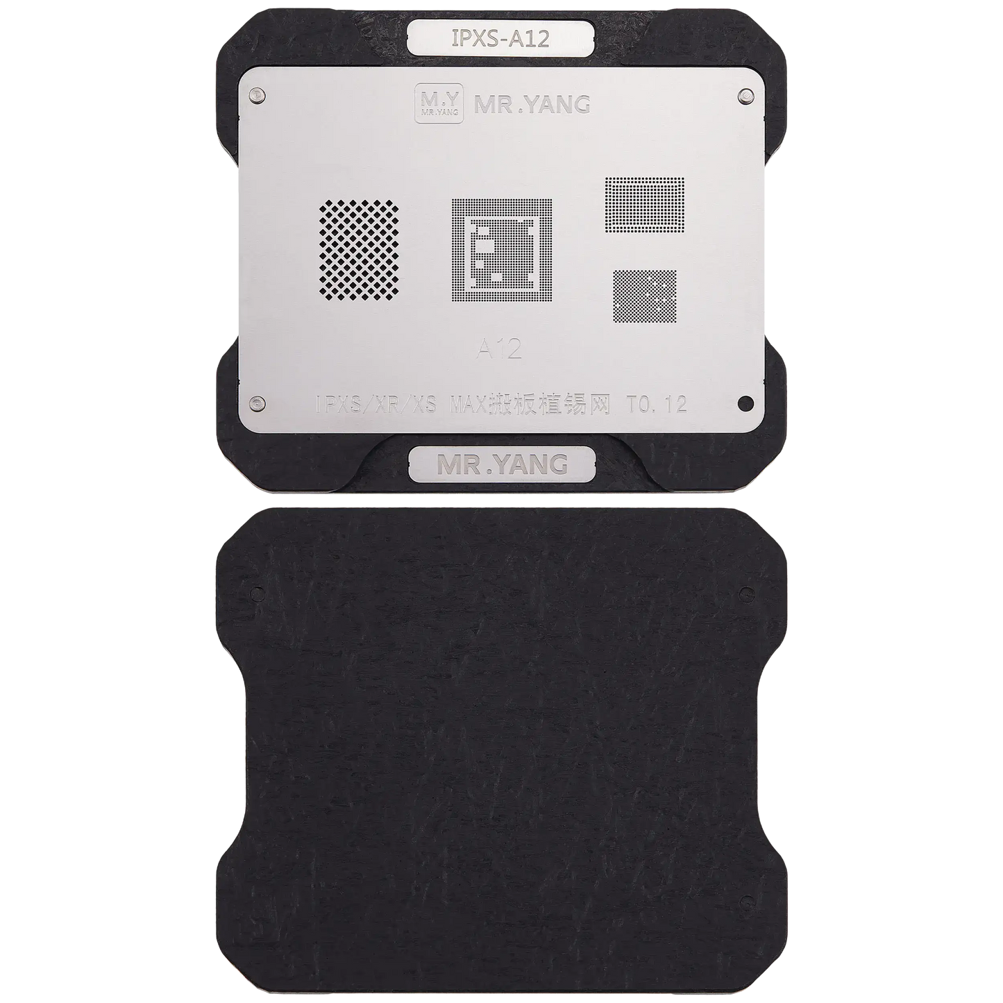 M.Y Board Transfer Reballing Stencil (A12) & Middle Layer Frame Reballing Platform For iPhone XR / XS / XS Max (M.Y)