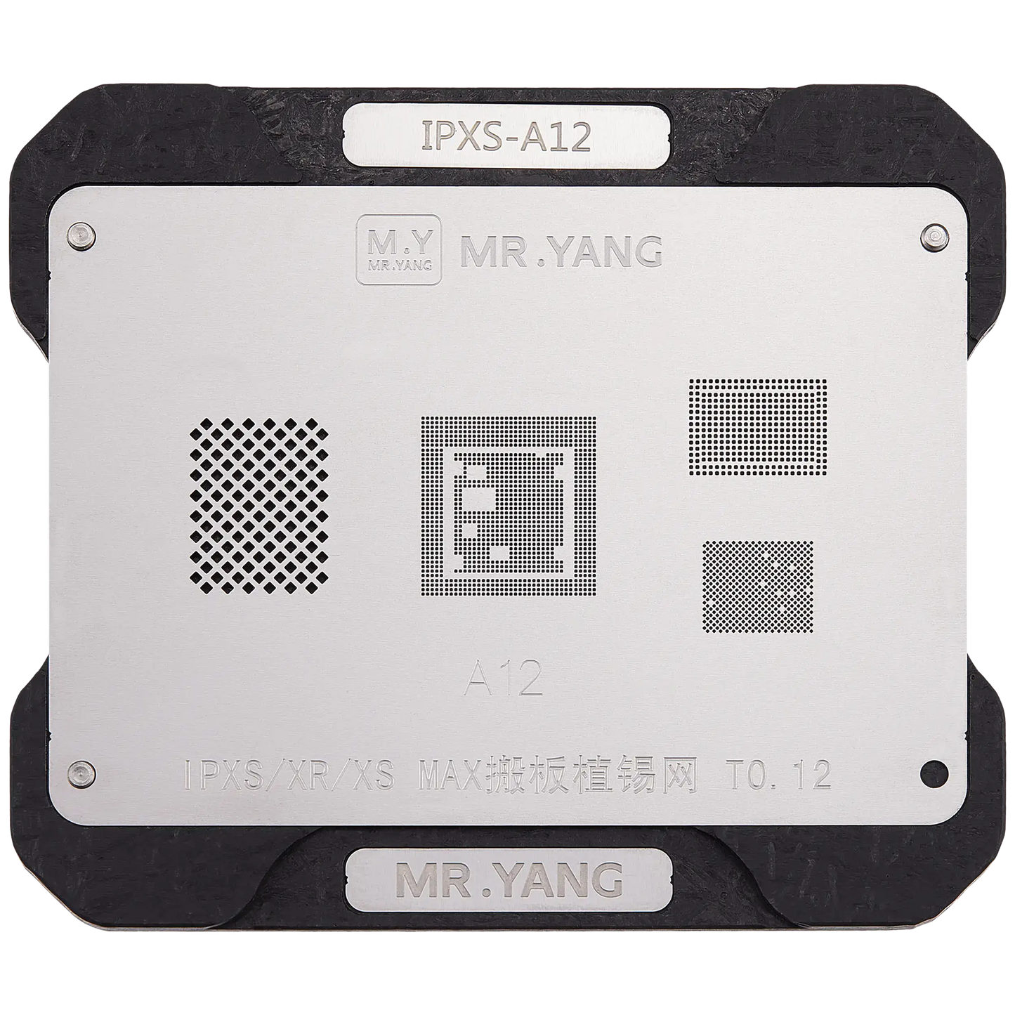 M.Y Board Transfer Reballing Stencil (A12) & Middle Layer Frame Reballing Platform For iPhone XR / XS / XS Max (M.Y)