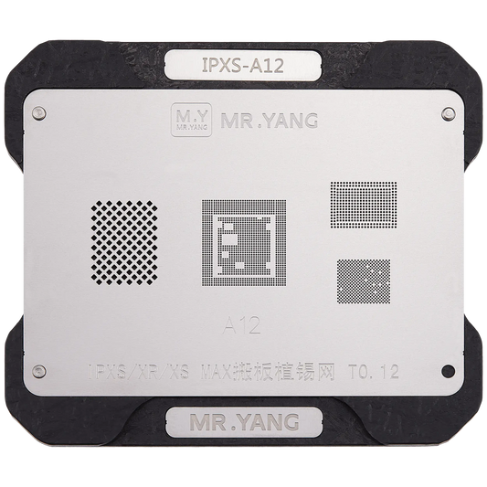 M.Y Board Transfer Reballing Stencil (A12) & Middle Layer Frame Reballing Platform For iPhone XR / XS / XS Max (M.Y)