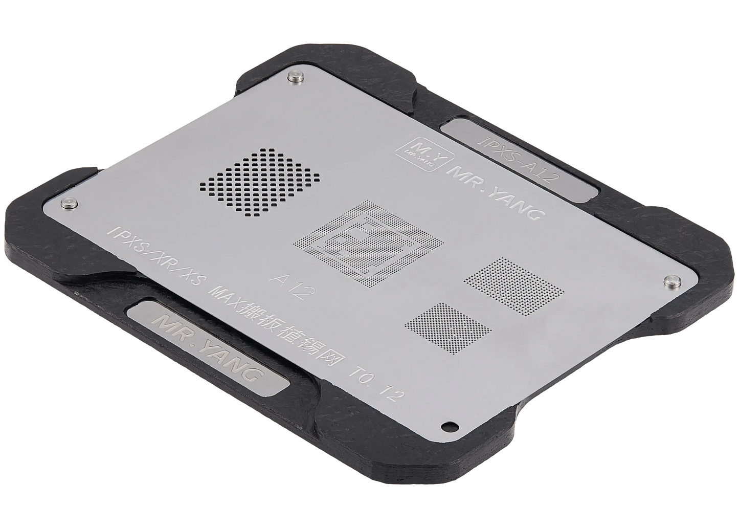 M.Y Board Transfer Reballing Stencil (A12) & Middle Layer Frame Reballing Platform For iPhone XR / XS / XS Max (M.Y)