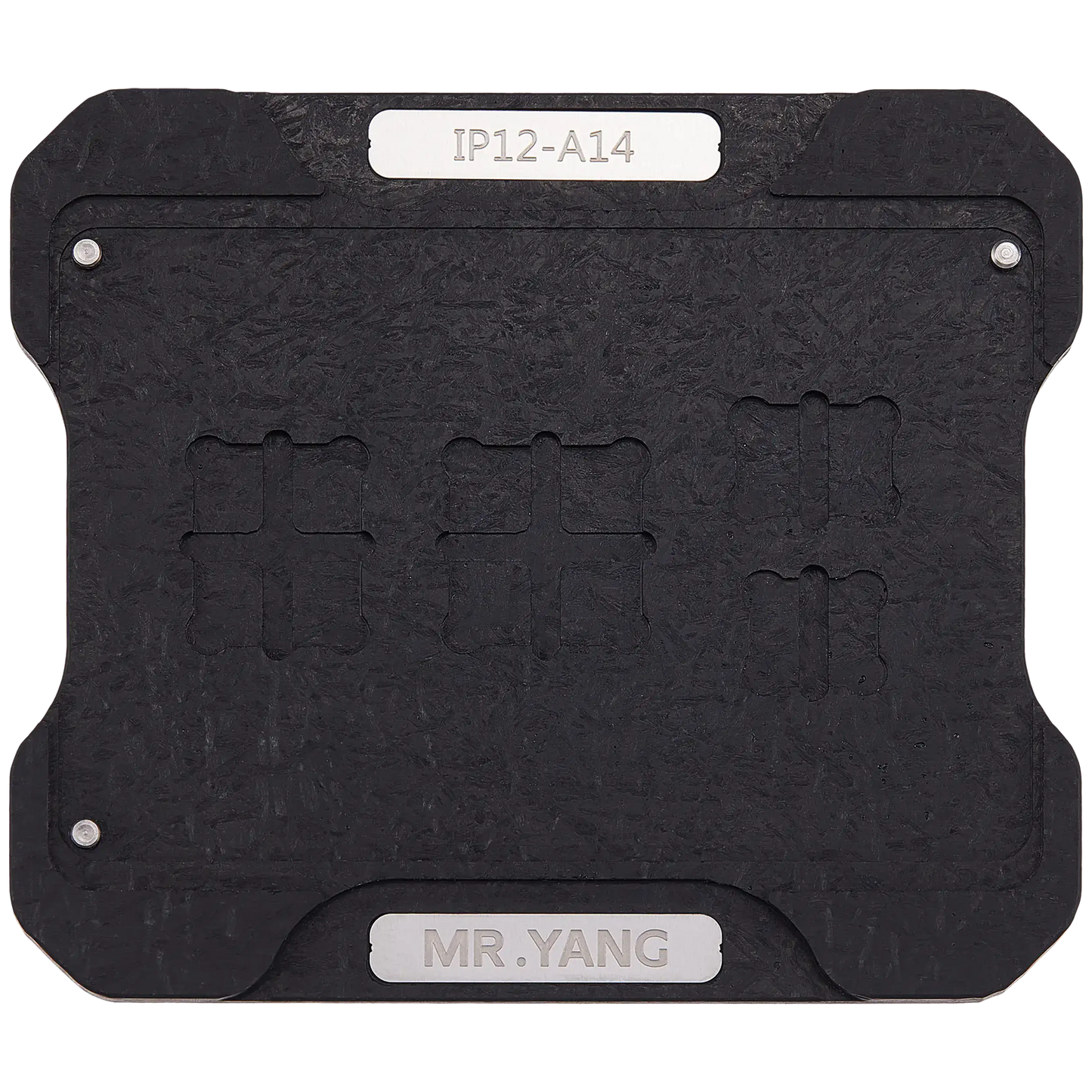 M.Y Board Transfer Reballing Stencil (A14) & Middle Layer Frame Reballing Platform For iPhone 12 / 12 Pro / 12 Pro Max (M.Y)