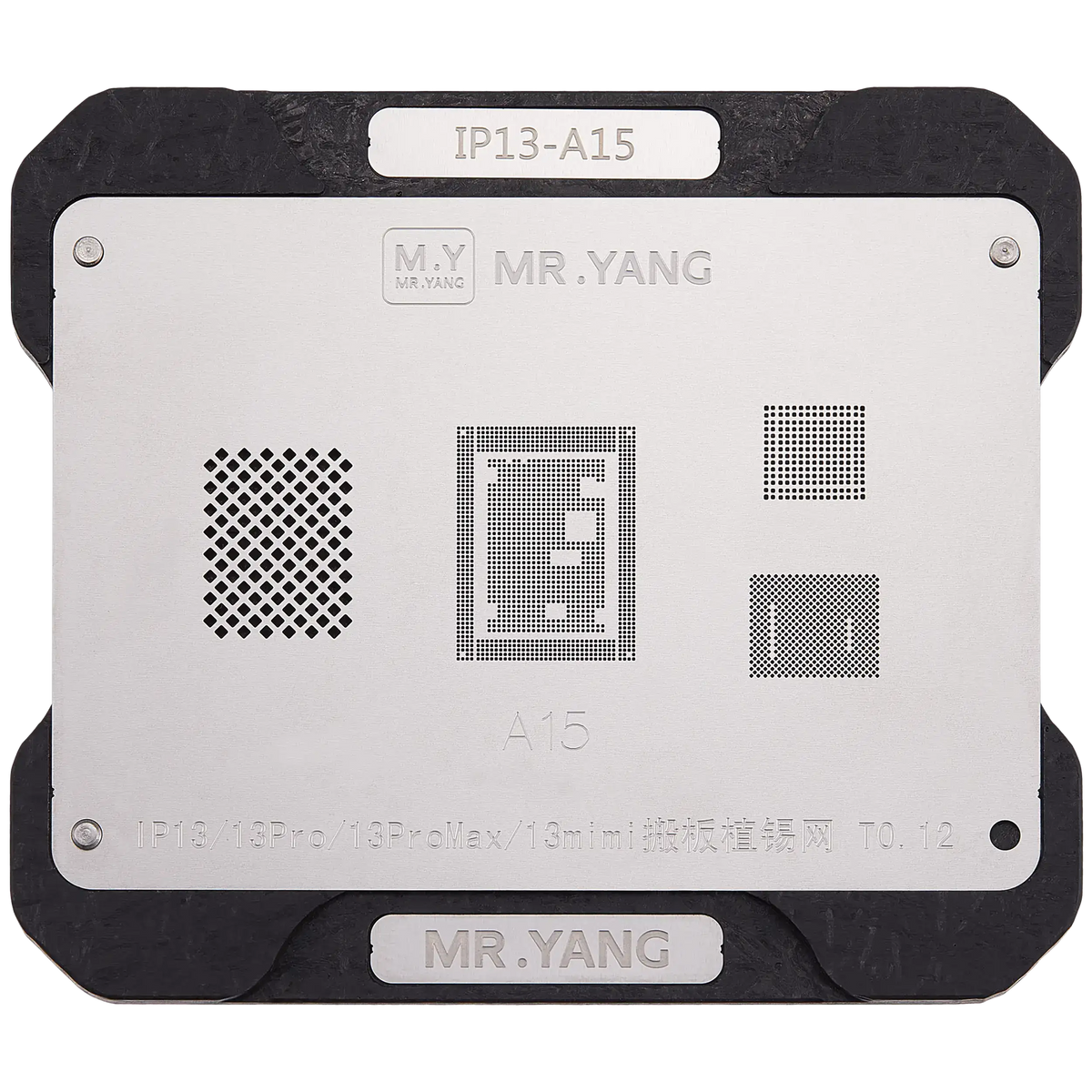M.Y Board Transfer Reballing Stencil (A15) & Middle Layer Frame Reballing Platform For iPhone 13 Series (M.Y)