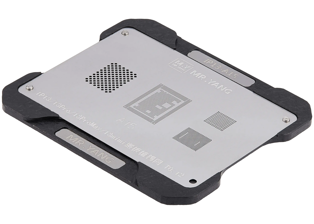 M.Y Board Transfer Reballing Stencil (A15) & Middle Layer Frame Reballing Platform For iPhone 13 Series (M.Y)