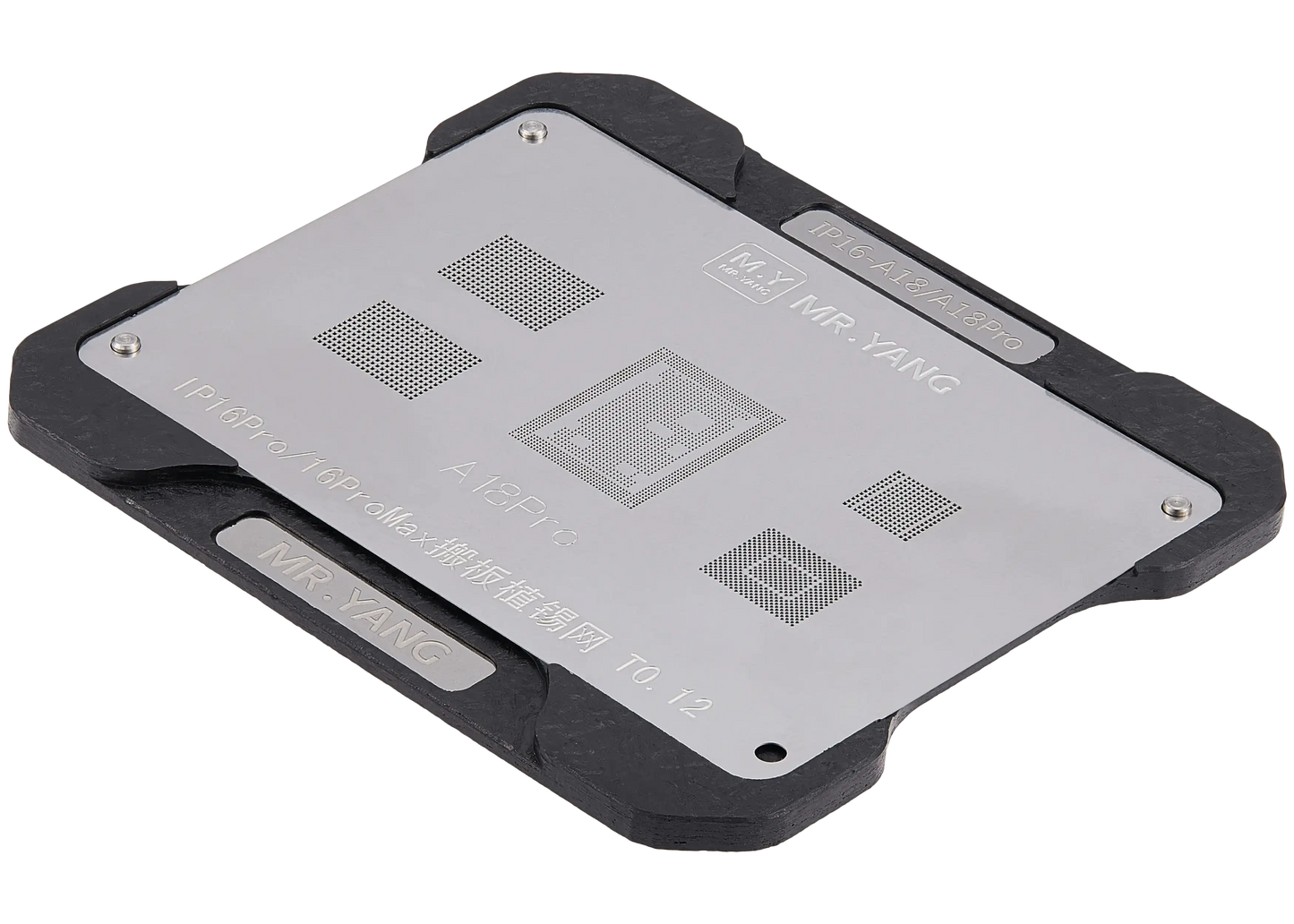 M.Y Board Transfer Reballing Stencil (A18 / A18 pro) & Middle Layer Frame Reballing Platform For iPhone 16 series (M.Y)