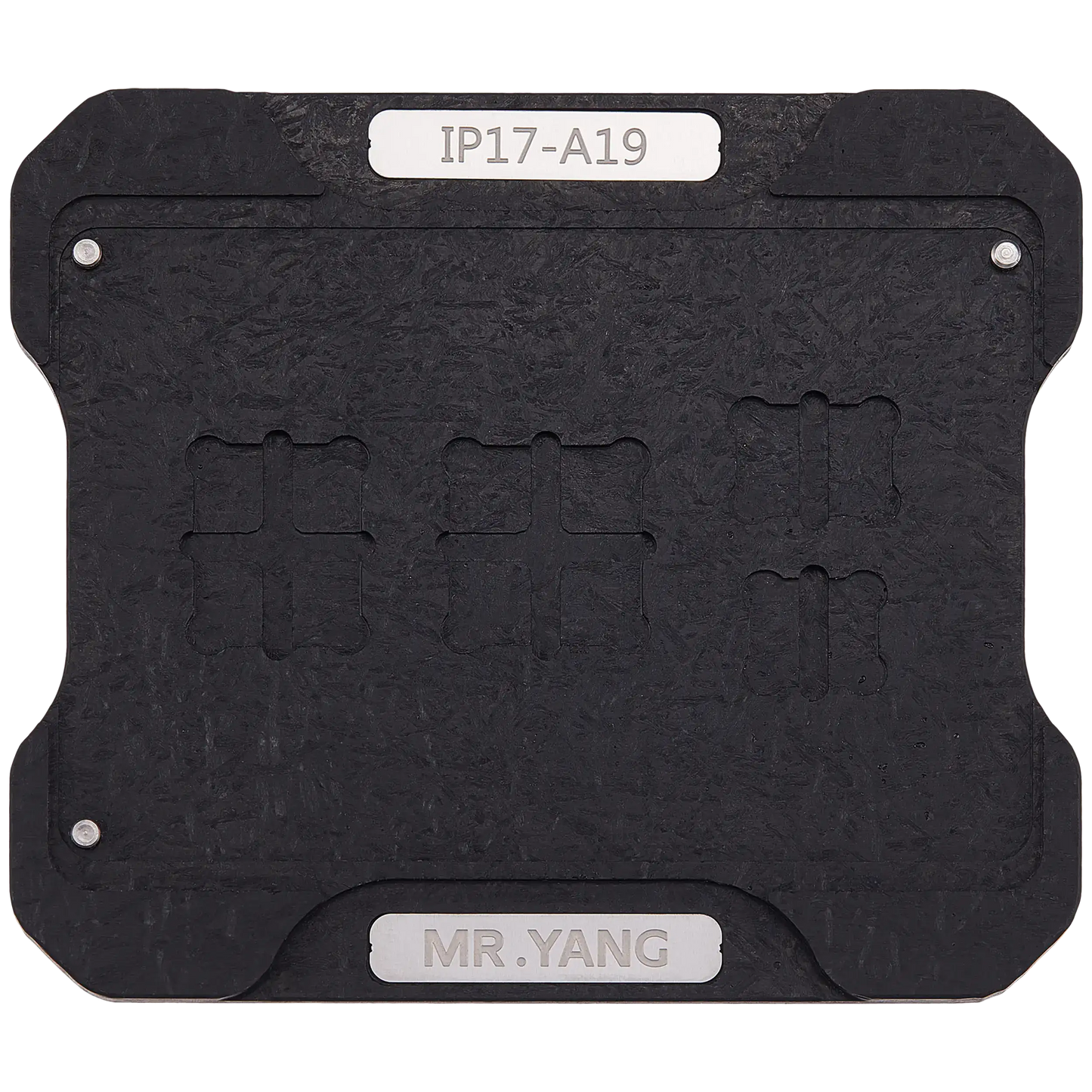 M.Y Board Transfer Reballing Stencil (A19) & Middle Layer Frame Reballing Platform For iPhone 17 Series (M.Y)