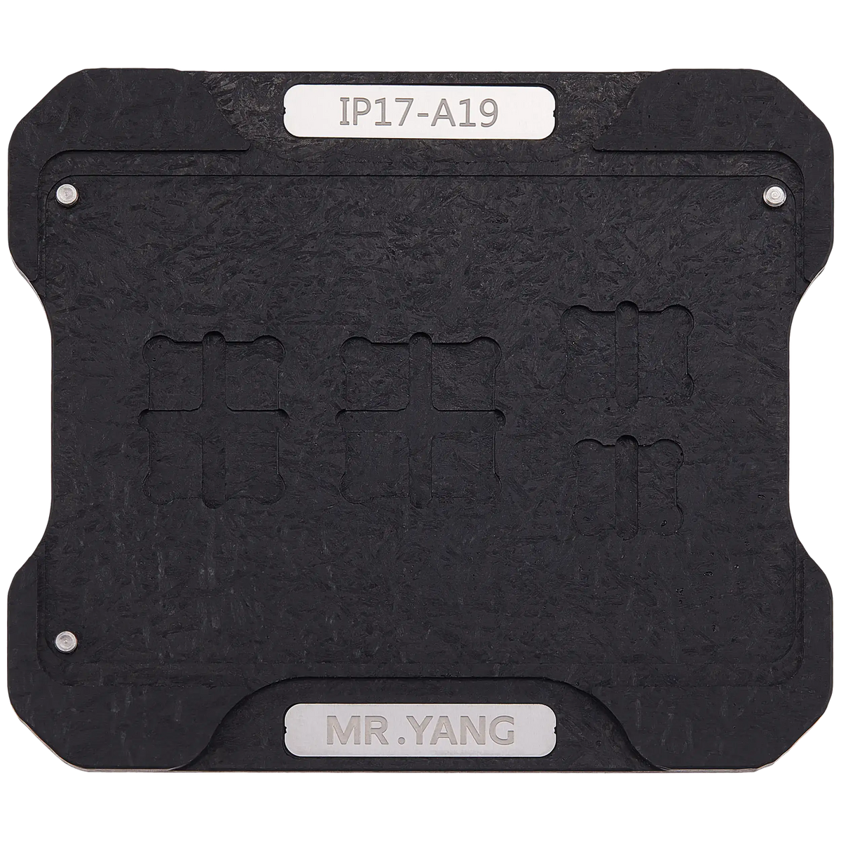 M.Y Board Transfer Reballing Stencil (A19) & Middle Layer Frame Reballing Platform For iPhone 17 Series (M.Y)