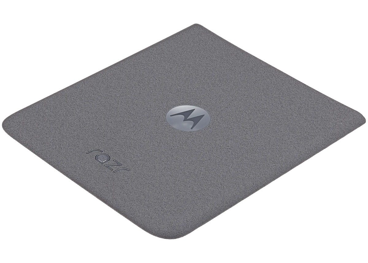 Back Cover Glass For Motorola Razr / Razr 50 (XT2453 / 2024) (Premium) (Koala Grey) - Motorola replacement part image 4