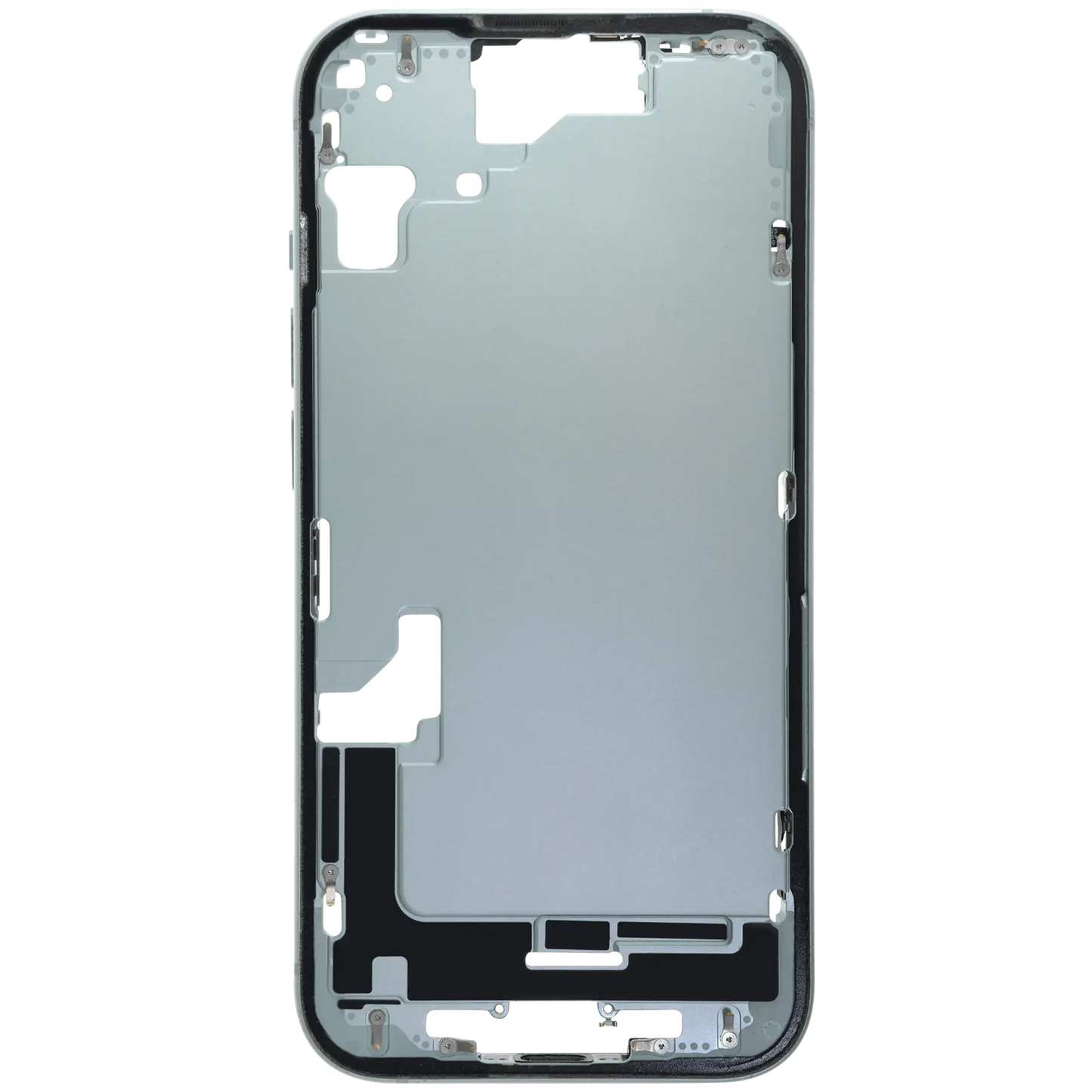 Mid-Frame Housing W/ Small Parts For iPhone 15 (EU / Global Version) (Used OEM Pull: Grade C) (Green)