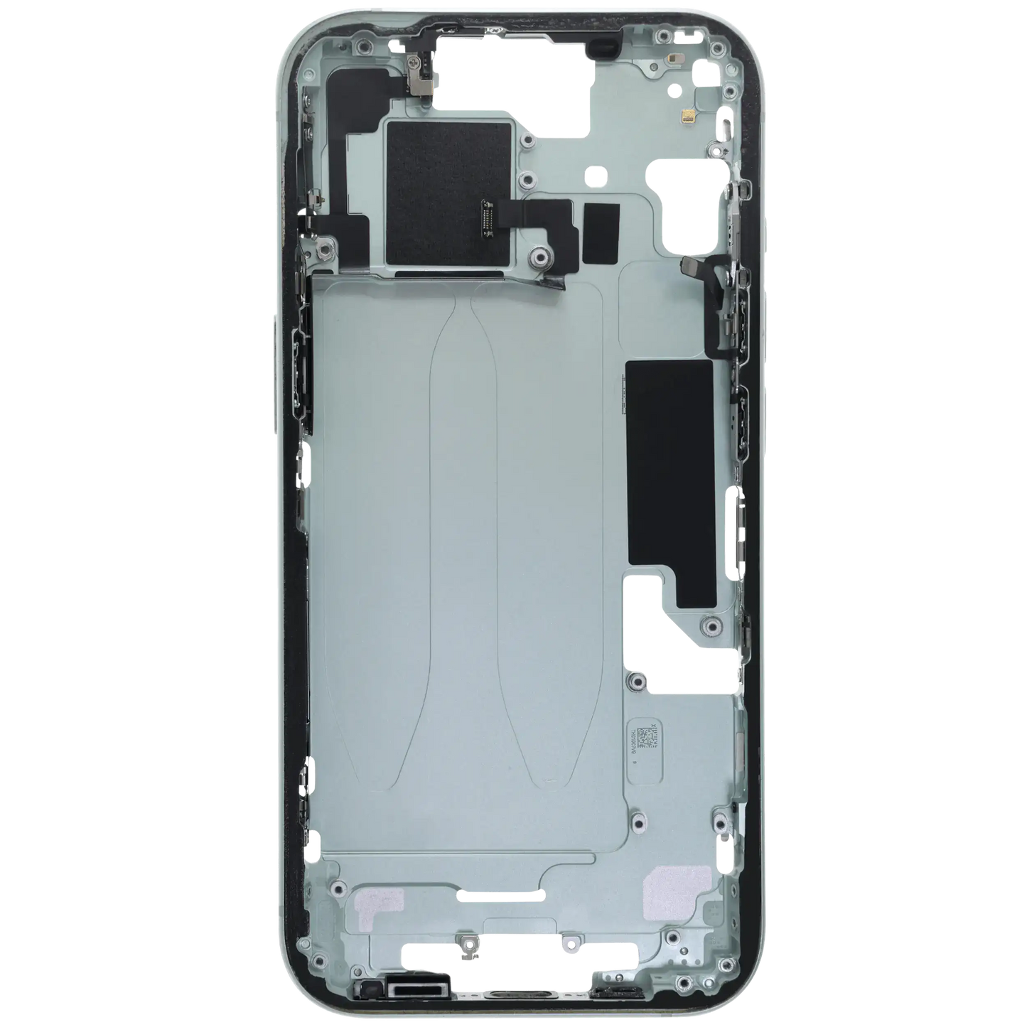 Mid-Frame Housing W/ Small Parts For iPhone 15 (EU / Global Version) (Used OEM Pull: Grade C) (Green)