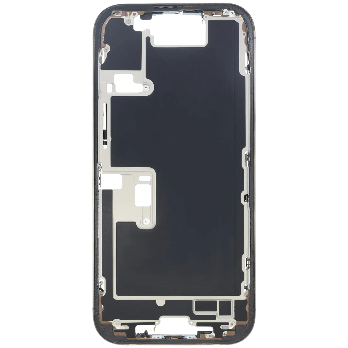 Mid-Frame Housing W/ Small Parts For iPhone 16 Pro (US Version) (Used OEM Pull: Grade B) (Desert Titanium) — product photo 2