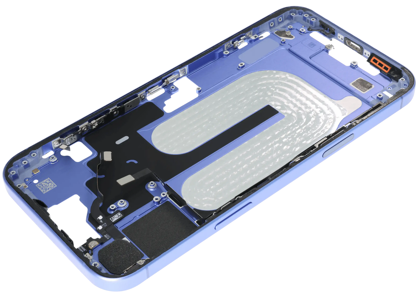 Mid-Frame Housing W/ Small Parts For iPhone 16 Plus (US Version) (Used OEM Pull: Grade B) (Ultramarine)