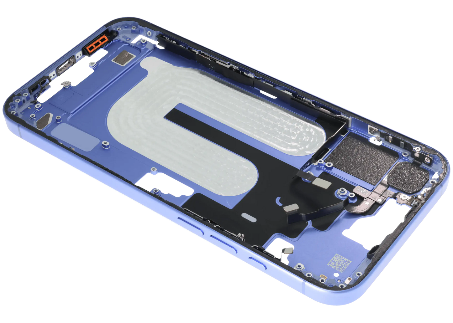 Mid-Frame Housing W/ Small Parts For iPhone 16 Plus (US Version) (Used OEM Pull: Grade B) (Ultramarine)