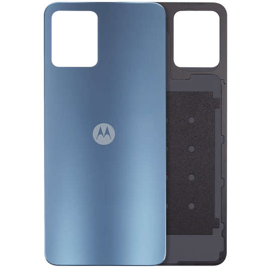 Back Cover Glass For Motorola Moto G23 (XT2333 / 2023) (Premium) ((Steel Blue) replacement part SKU 107182129081 image 1