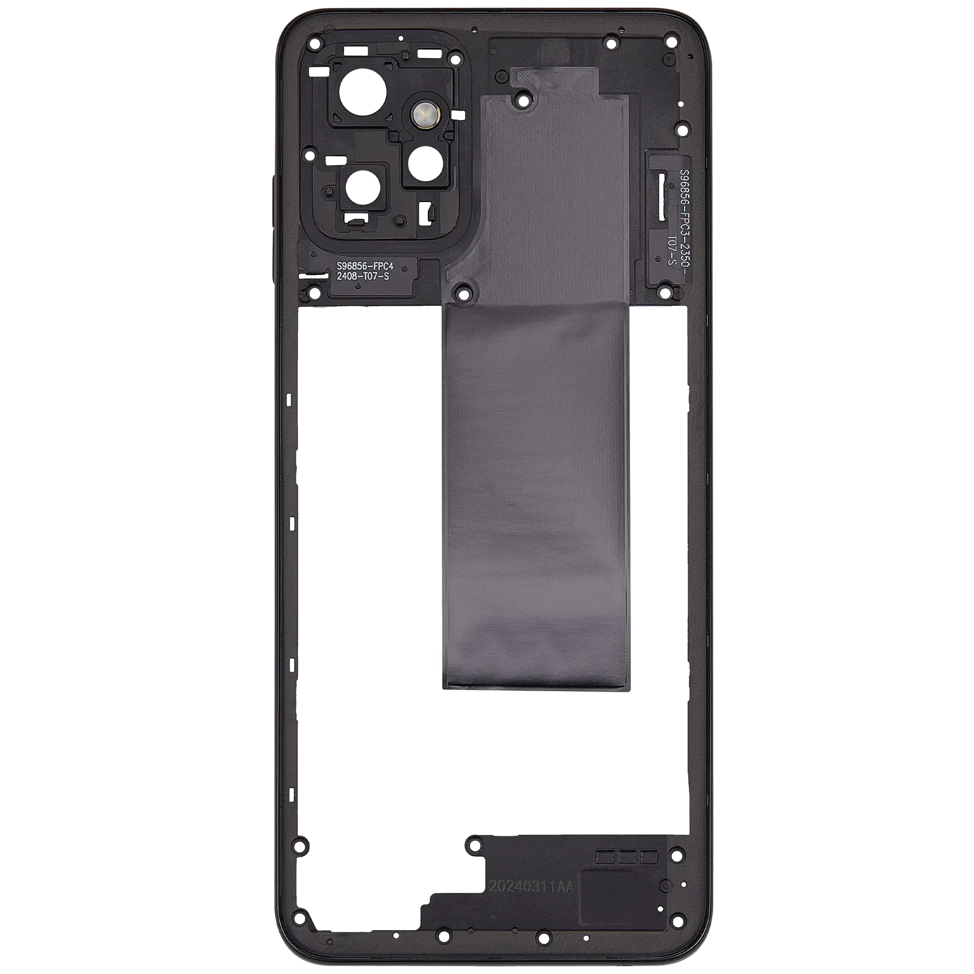 Mid Housing For Motorola Moto G Power 5G (XT2311 / 2023) (Premium) (Concrete Grey) replacement part SKU 107182199361 image 8