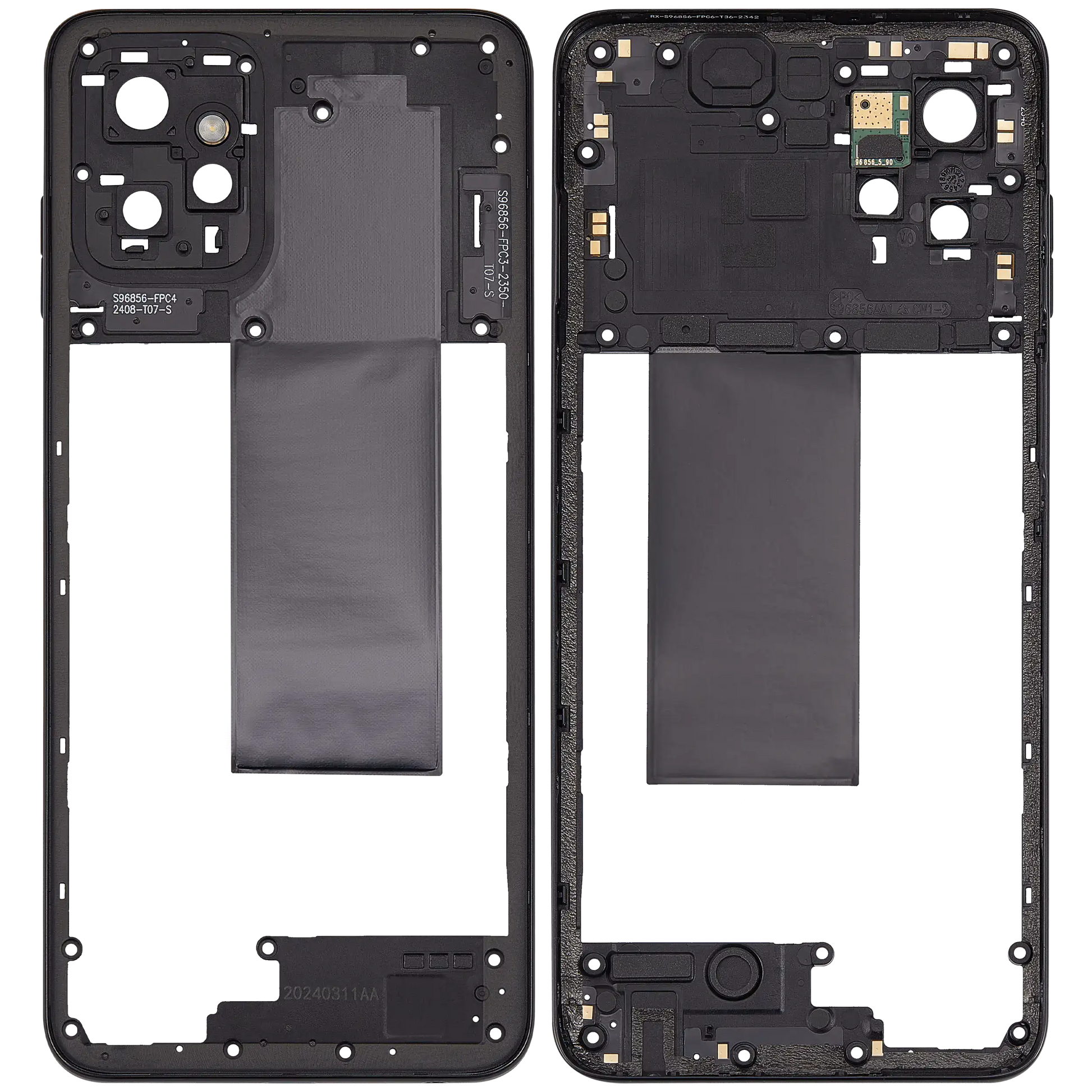 Mid Housing For Motorola Moto G Power 5G (XT2311 / 2023) (Premium) (Concrete Grey) replacement part SKU 107182199361 image 7