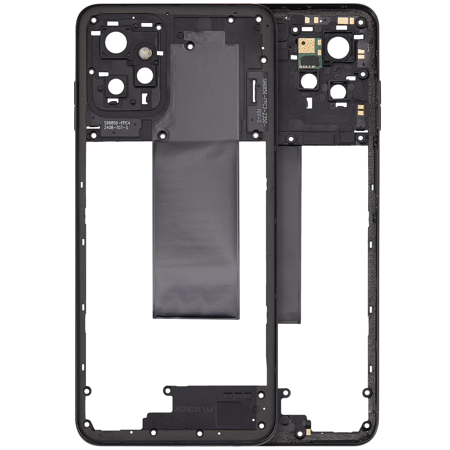 Mid Housing For Motorola Moto G Power 5G (XT2311 / 2023) (Premium) (Concrete Grey) replacement part SKU 107182199361 image 1