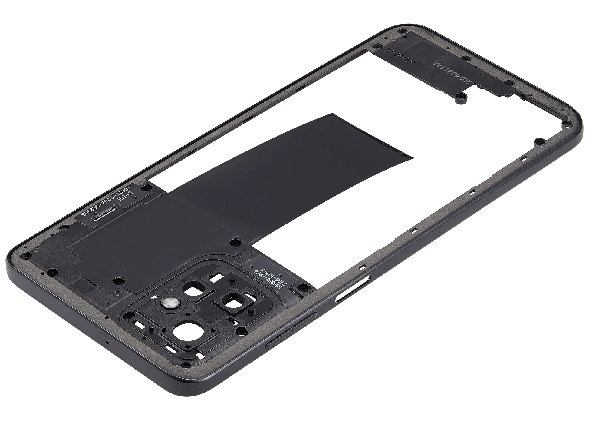 Mid Housing For Motorola Moto G Power 5G (XT2311 / 2023) (Premium) (Concrete Grey) replacement part SKU 107182199361 image 2
