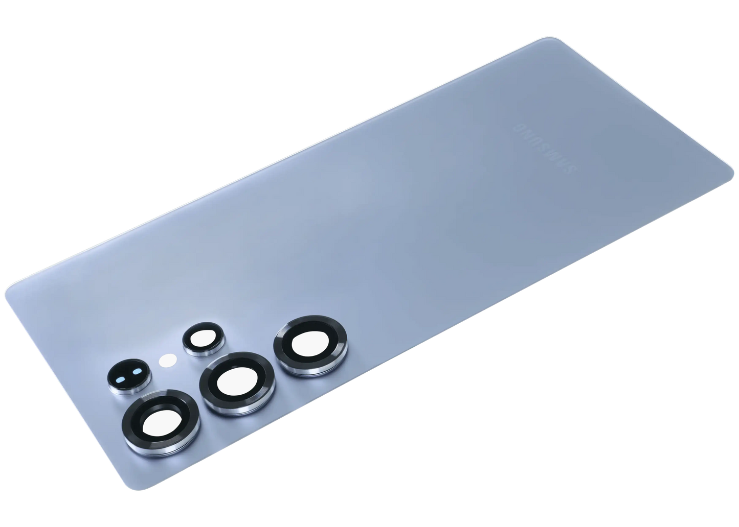 Back Cover Glass With Camera Lens For Samsung Galaxy S25 Ultra 5G (Service Pack) (Titanium Silver Blue)