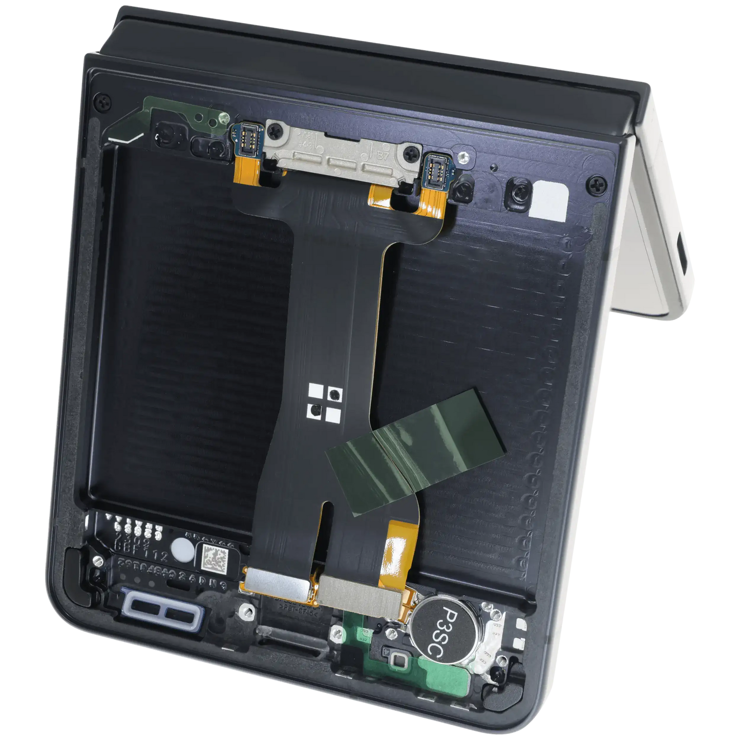Inner OLED Assembly With Frame For Samsung Galaxy Z Flip 7 5G (US & International) (Service Pack) (Jet Black) - Replacement iPhone Parts