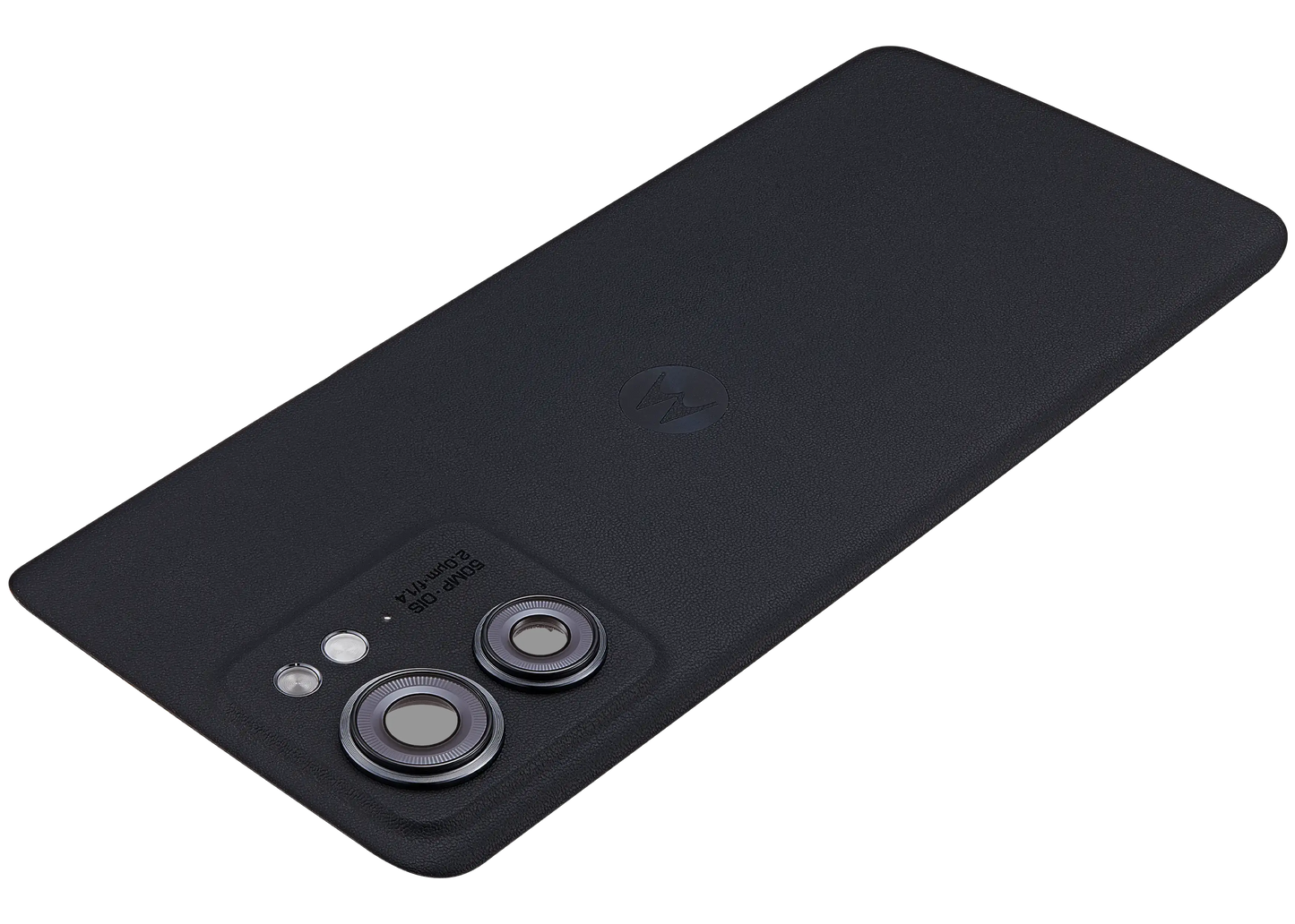Back Cover Glass For Motorola Edge 40 (XT2303-2 / 2023) (Premium) (Eclipse Black) | SKU 107182129080 | image 4