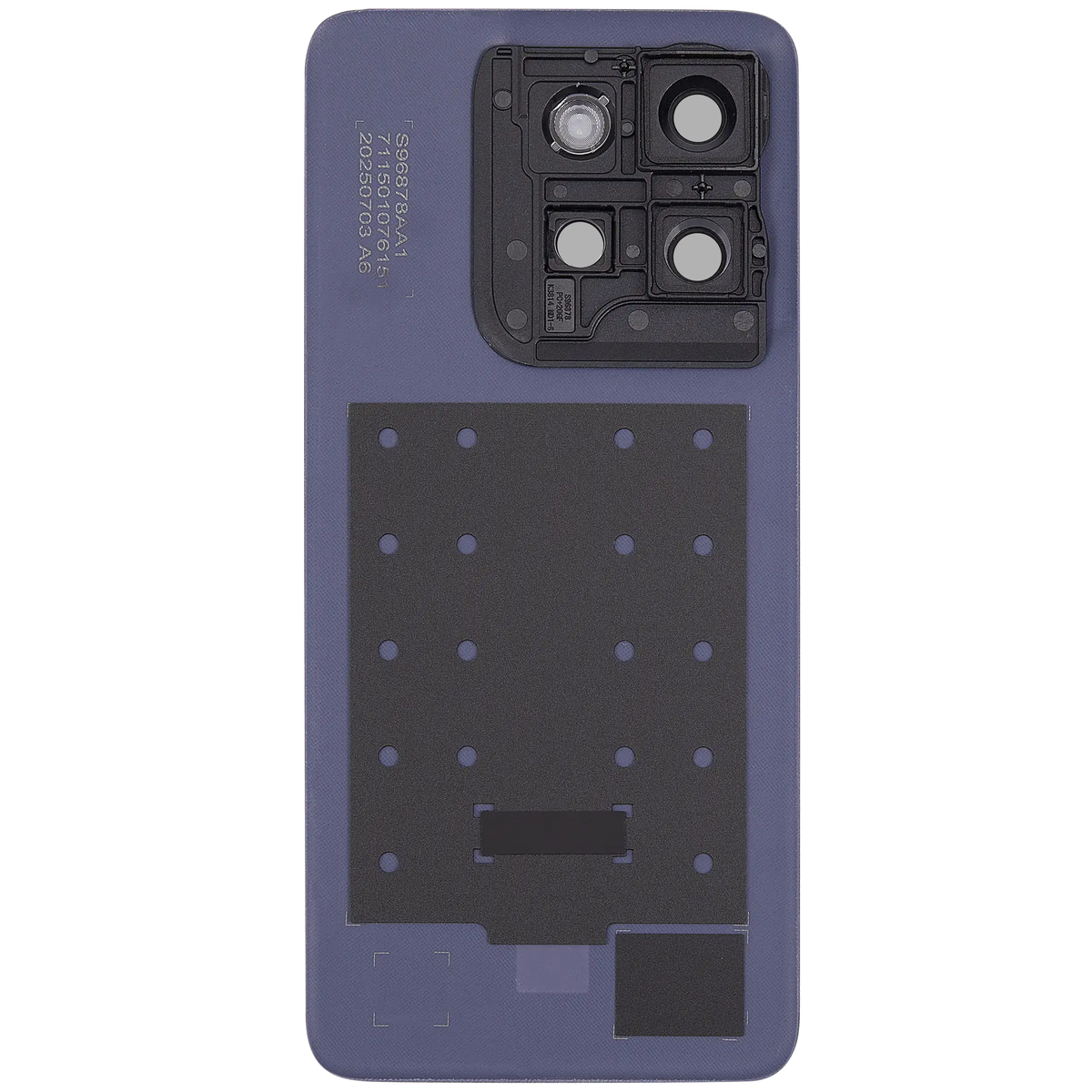 Back Cover Glass For Motorola Moto Edge 50 Neo (XT2409 / 2024) (Premium) (Grisaille) | SKU 107182129265 | image 3