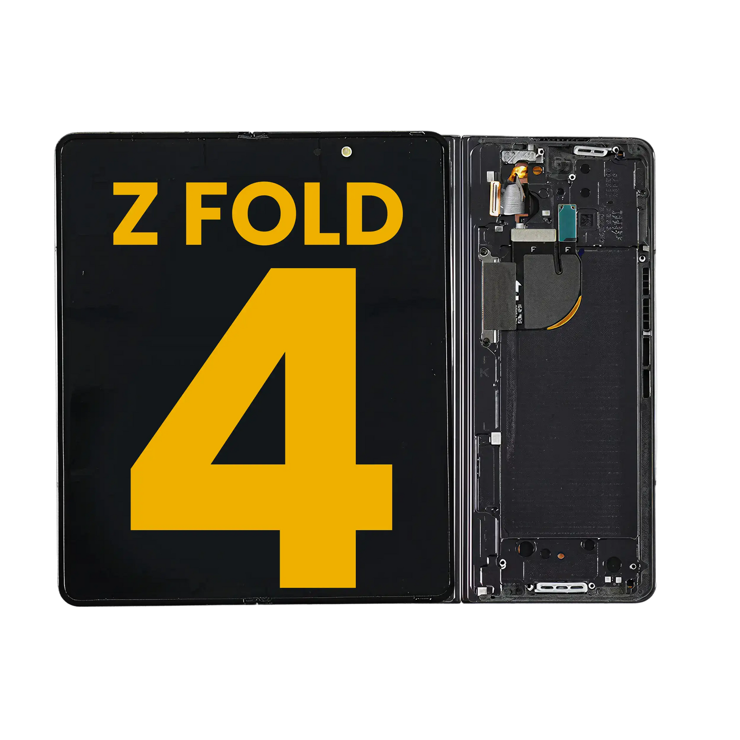 OEM quality Inner OLED Assembly With Frame For Samsung Galaxy Z Fold 4 5G (US & International) (Refurbished) (Graygreen) component