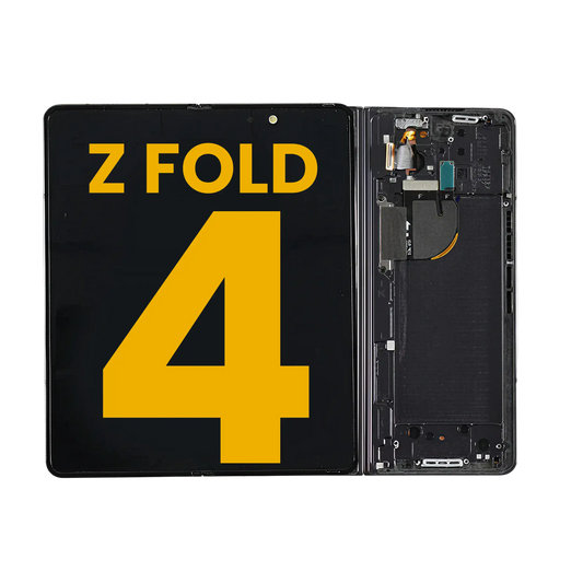 OEM quality Inner OLED Assembly With Frame For Samsung Galaxy Z Fold 4 5G (US & International) (Refurbished) (Graygreen) component