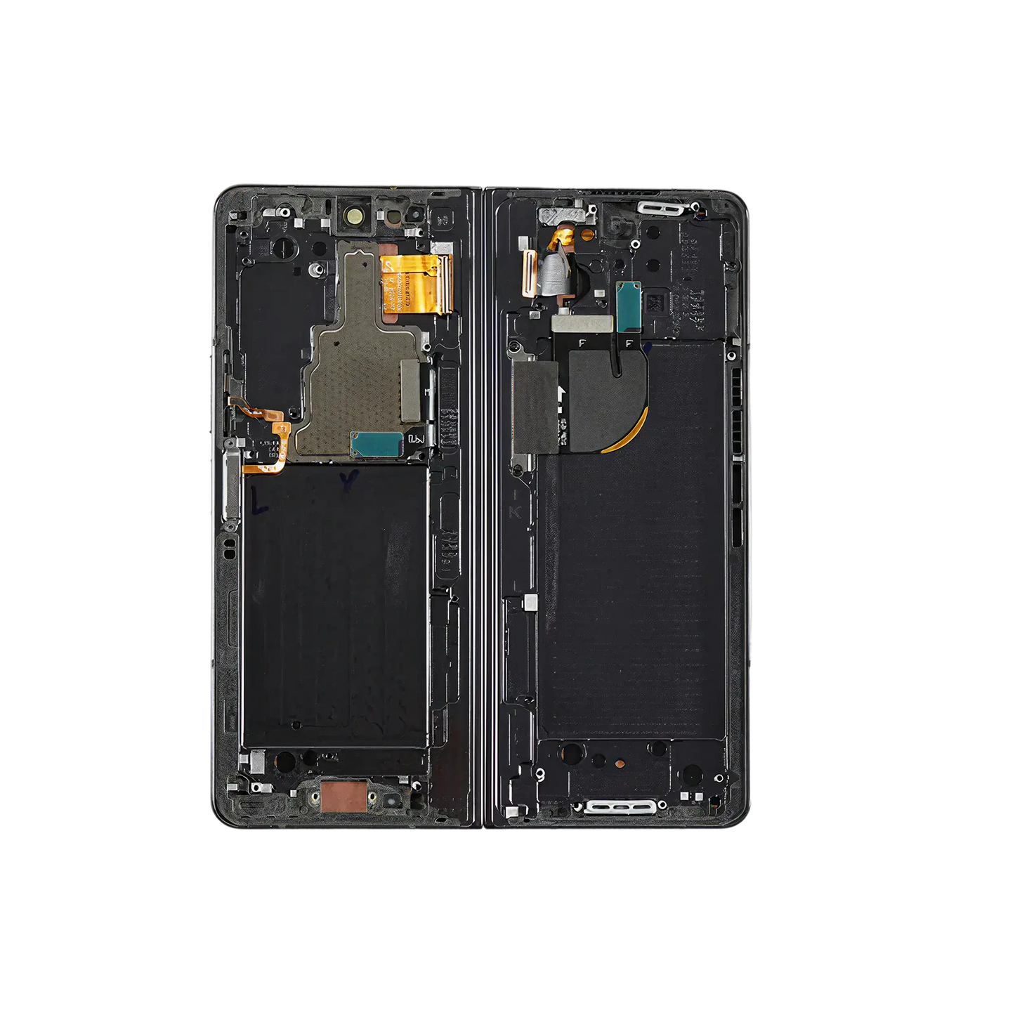High resolution image of Inner OLED Assembly With Frame For Samsung Galaxy Z Fold 4 5G (US & International) (Refurbished) (Graygreen)