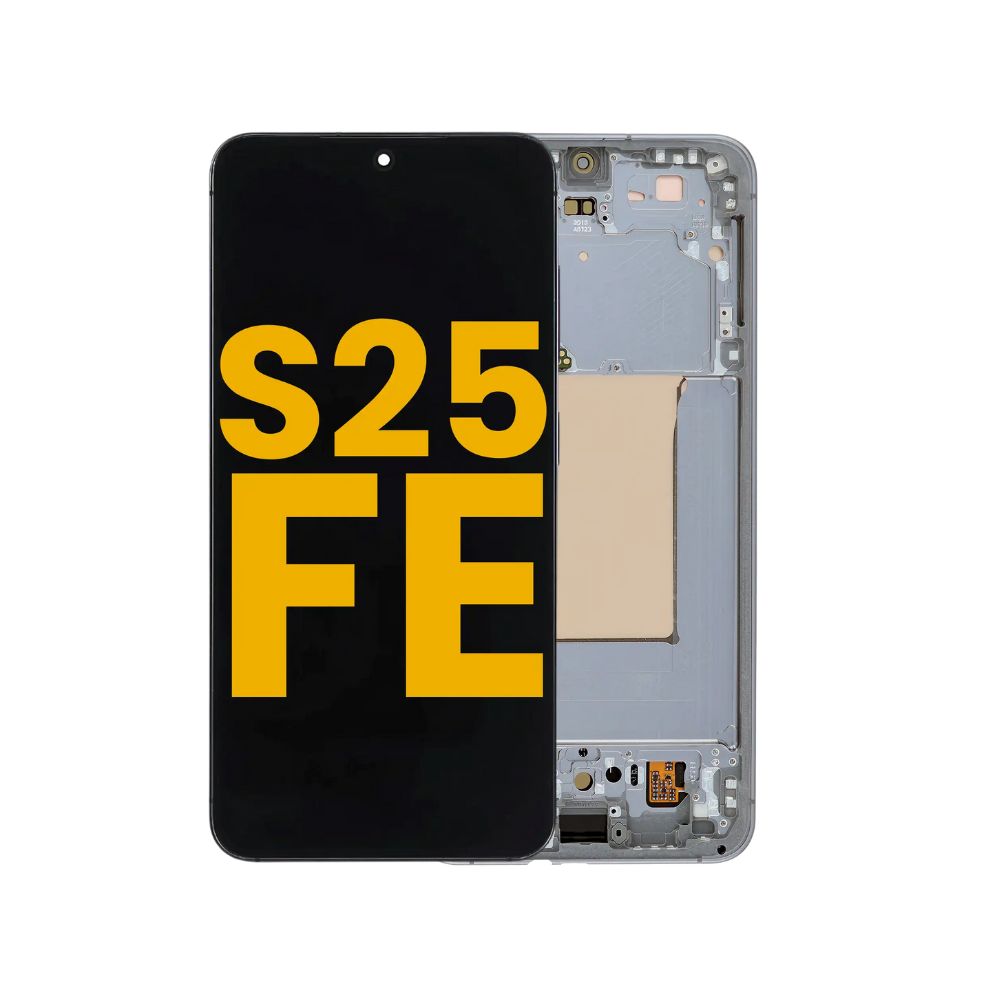 OLED Assembly With Frame For Samsung Galaxy S25 FE 5G (US & International Version) (Refurbished) (Jetblack)