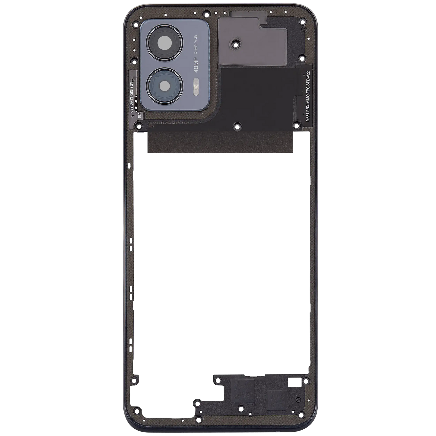 Mid-Frame Housing For Motorola Moto G 5G (XT2313 / 2023) (Premium) (Basalt Blue) replacement part SKU 107182129056 image 8
