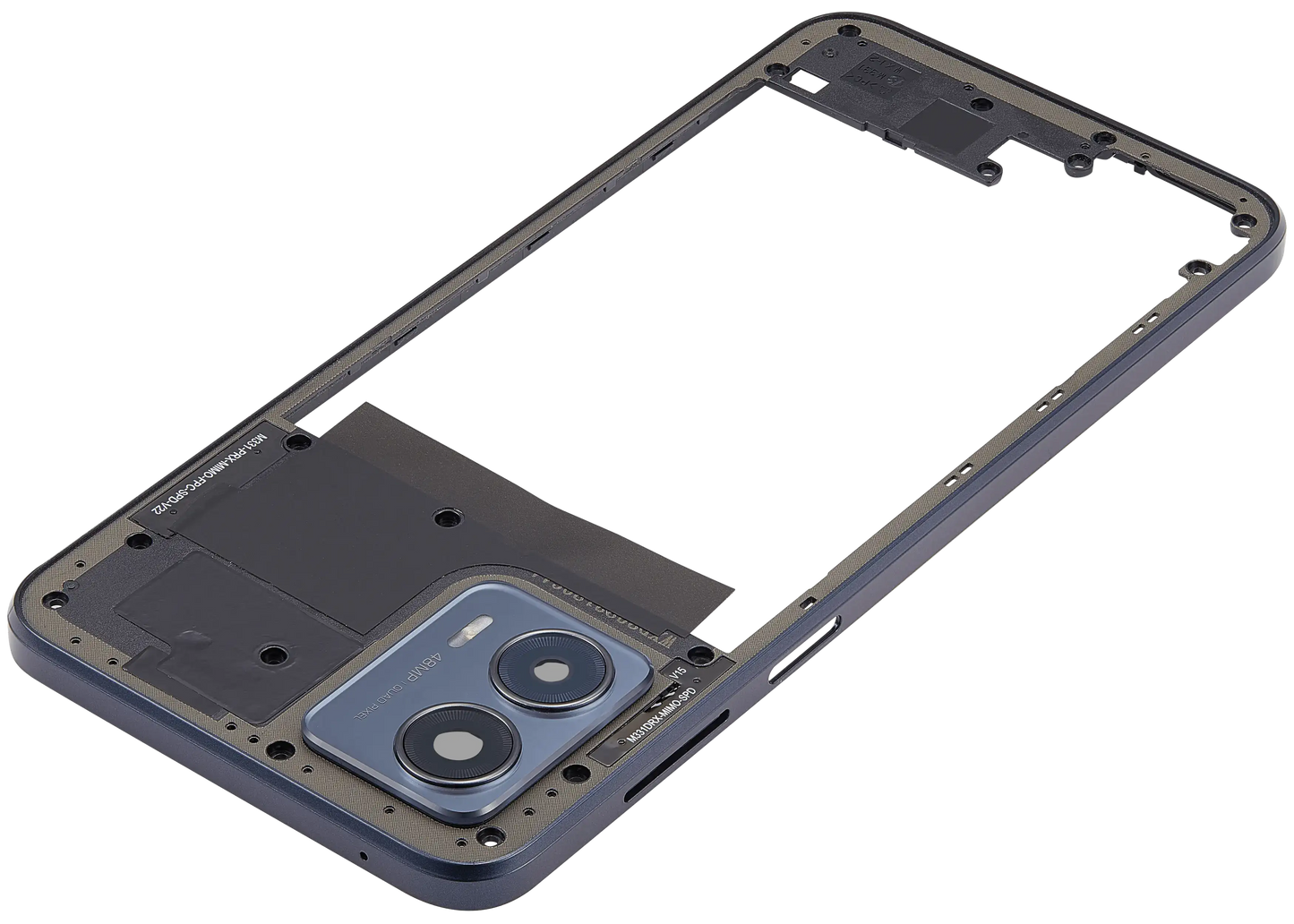 Mid-Frame Housing For Motorola Moto G 5G (XT2313 / 2023) (Premium) (Basalt Blue) replacement part SKU 107182129056 image 10