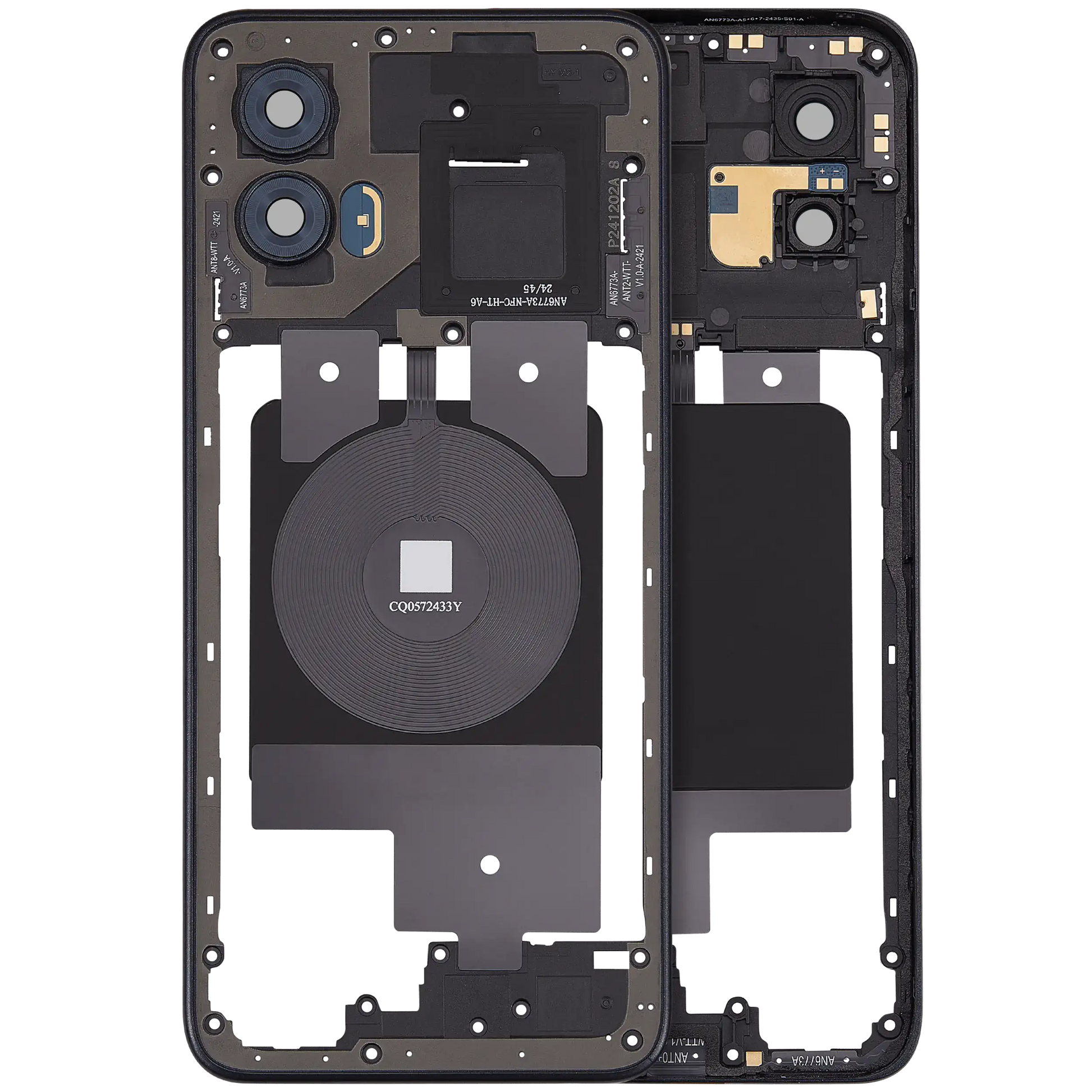 Mid-Frame Housing For Motorola Moto G Power 5G (XT2415 / 2024) (Premium) (Outer Space) replacement part SKU 107182129057 image 1