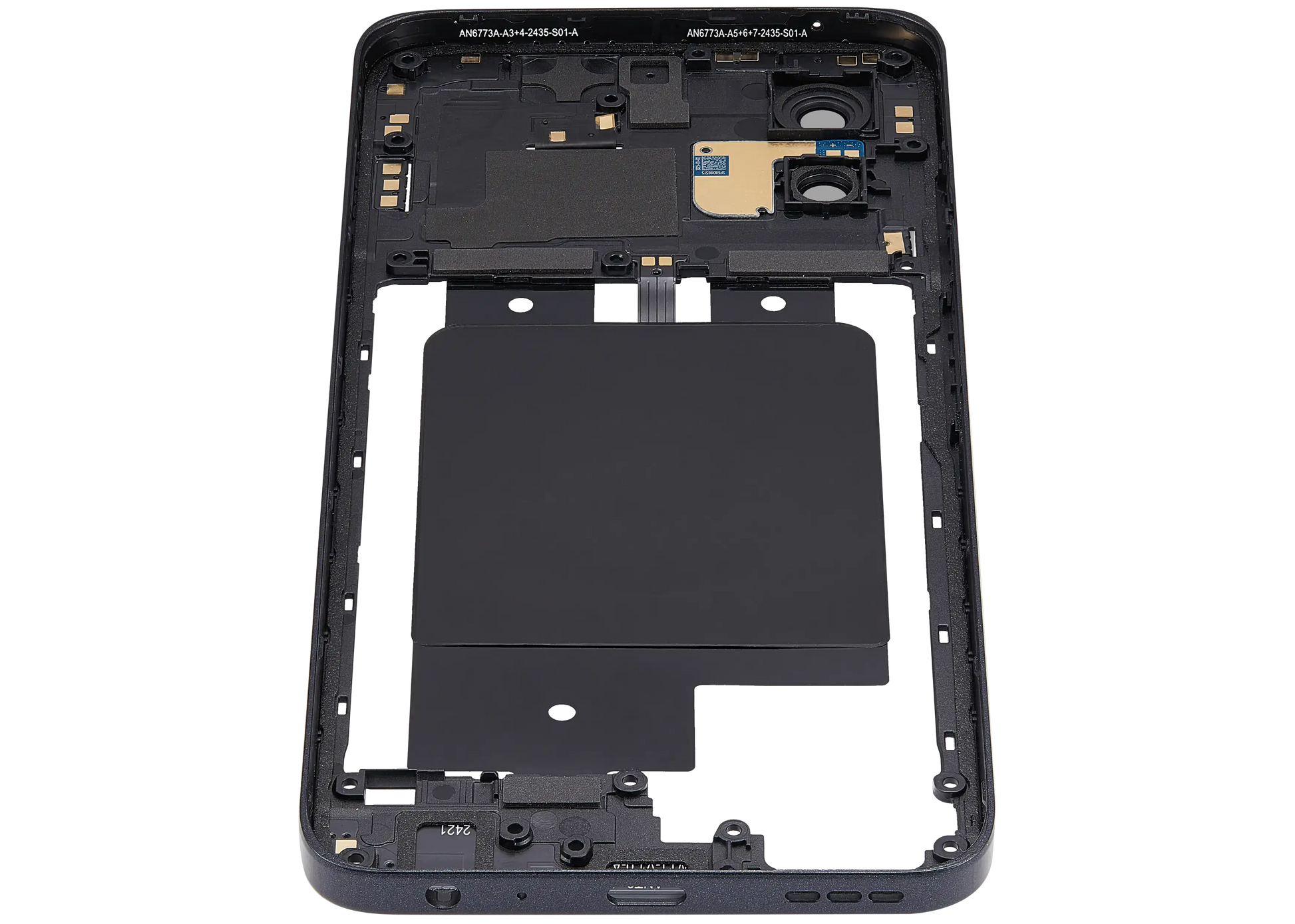 Mid-Frame Housing For Motorola Moto G Power 5G (XT2415 / 2024) (Premium) (Outer Space) replacement part SKU 107182129057 image 3