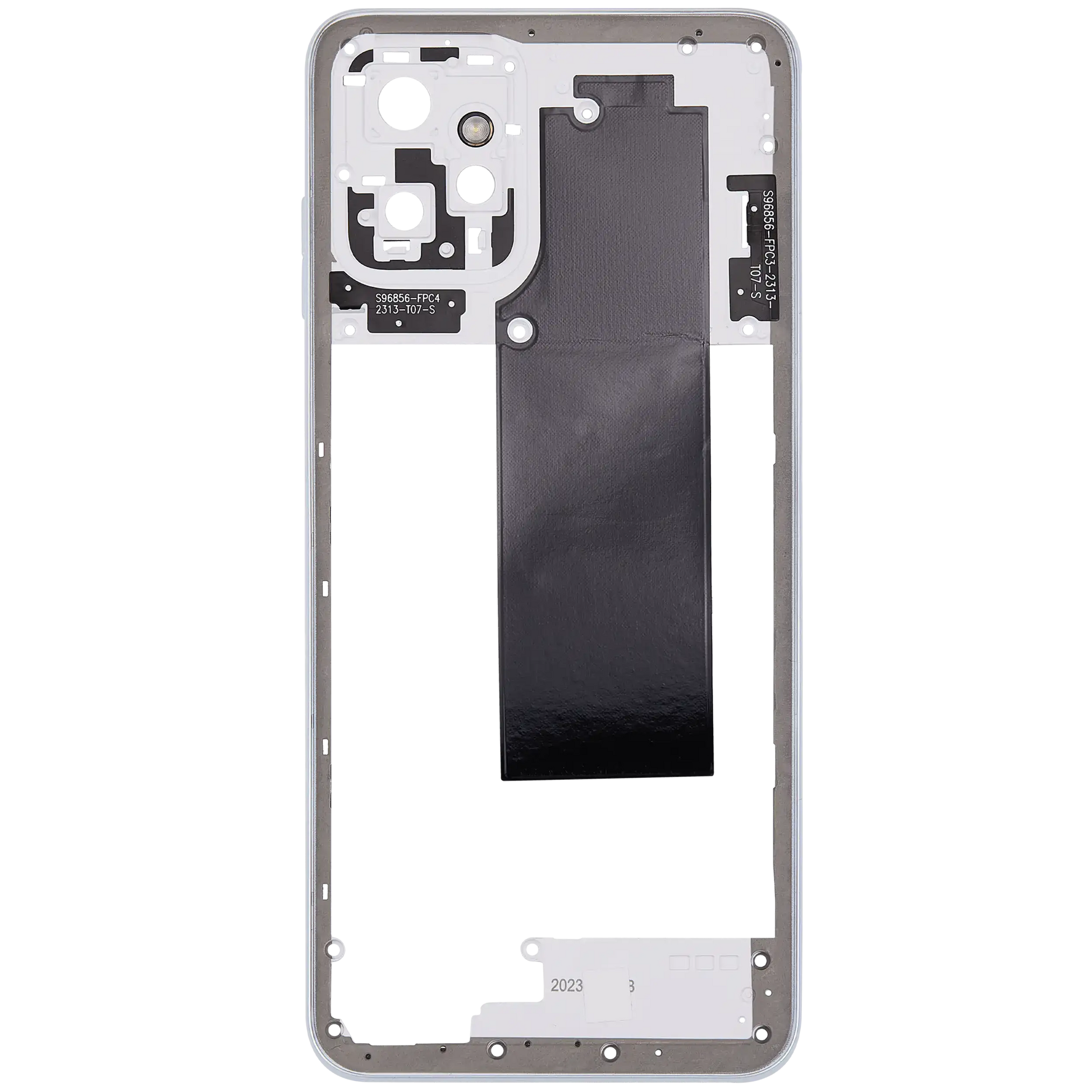 Mid-Housing For Motorola Moto G Power 5G (XT2311 / 2023) (Premium) (Bright White) replacement part SKU 107182129058 image 8