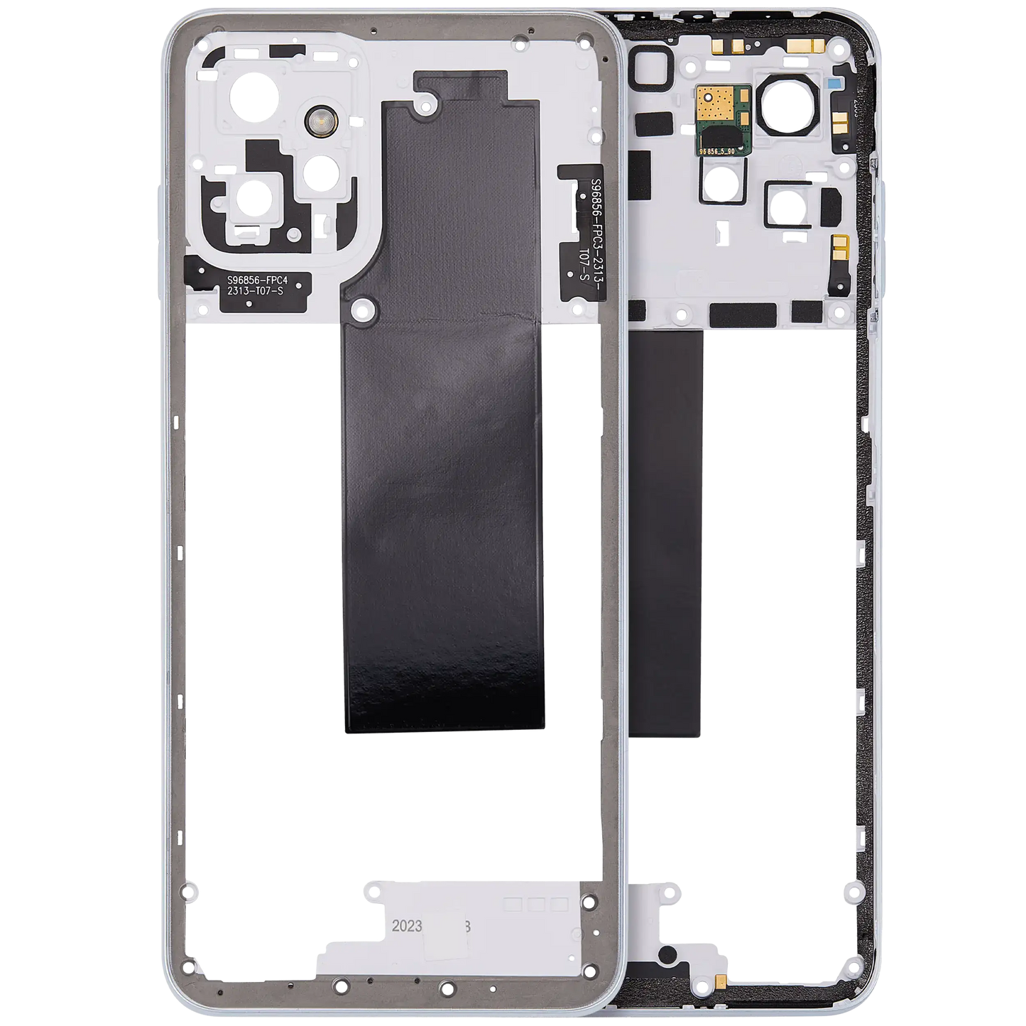 Mid-Housing For Motorola Moto G Power 5G (XT2311 / 2023) (Premium) (Bright White) replacement part SKU 107182129058 image 1