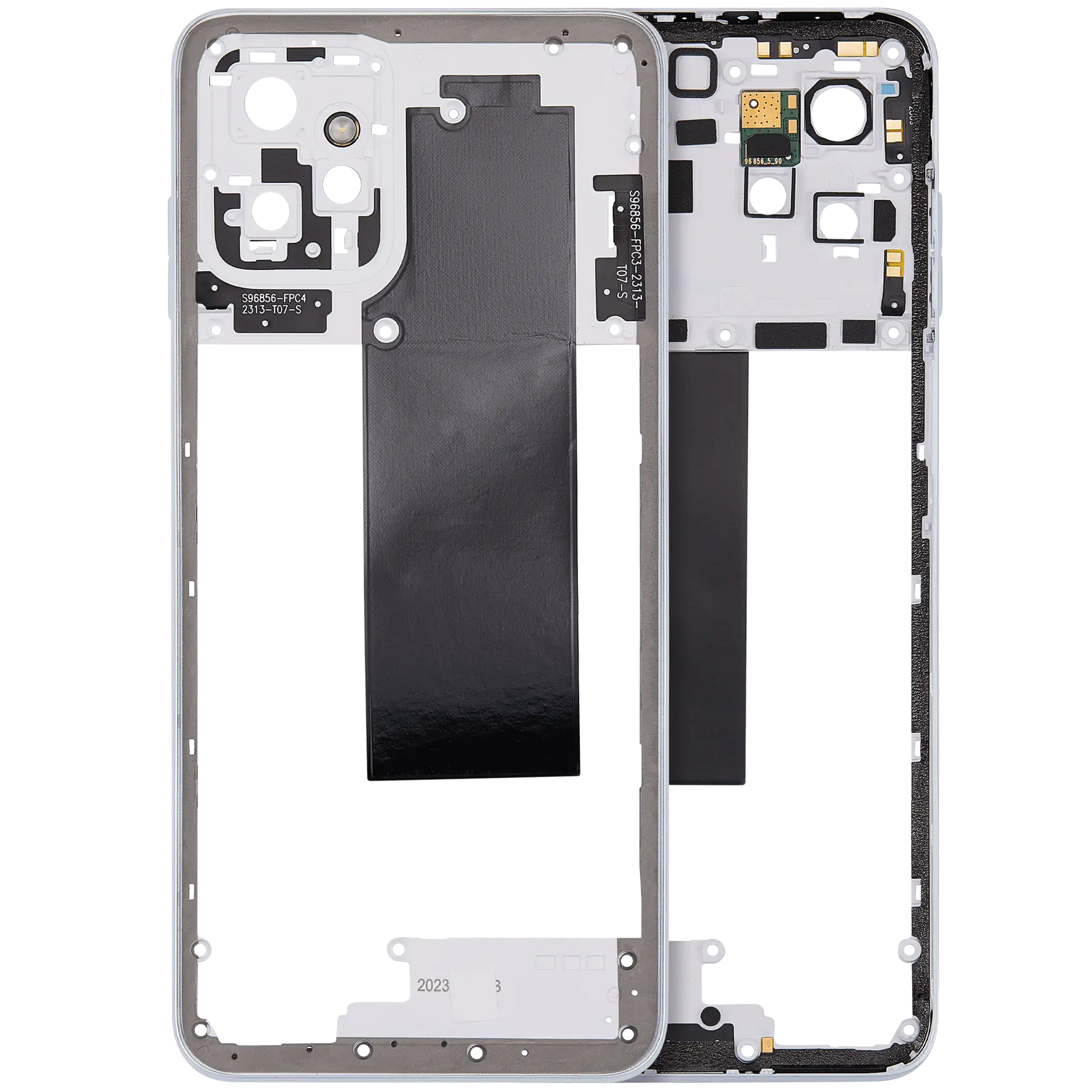 Mid-Housing For Motorola Moto G Power 5G (XT2311 / 2023) (Premium) (Bright White) replacement part SKU 107182129058 image 1