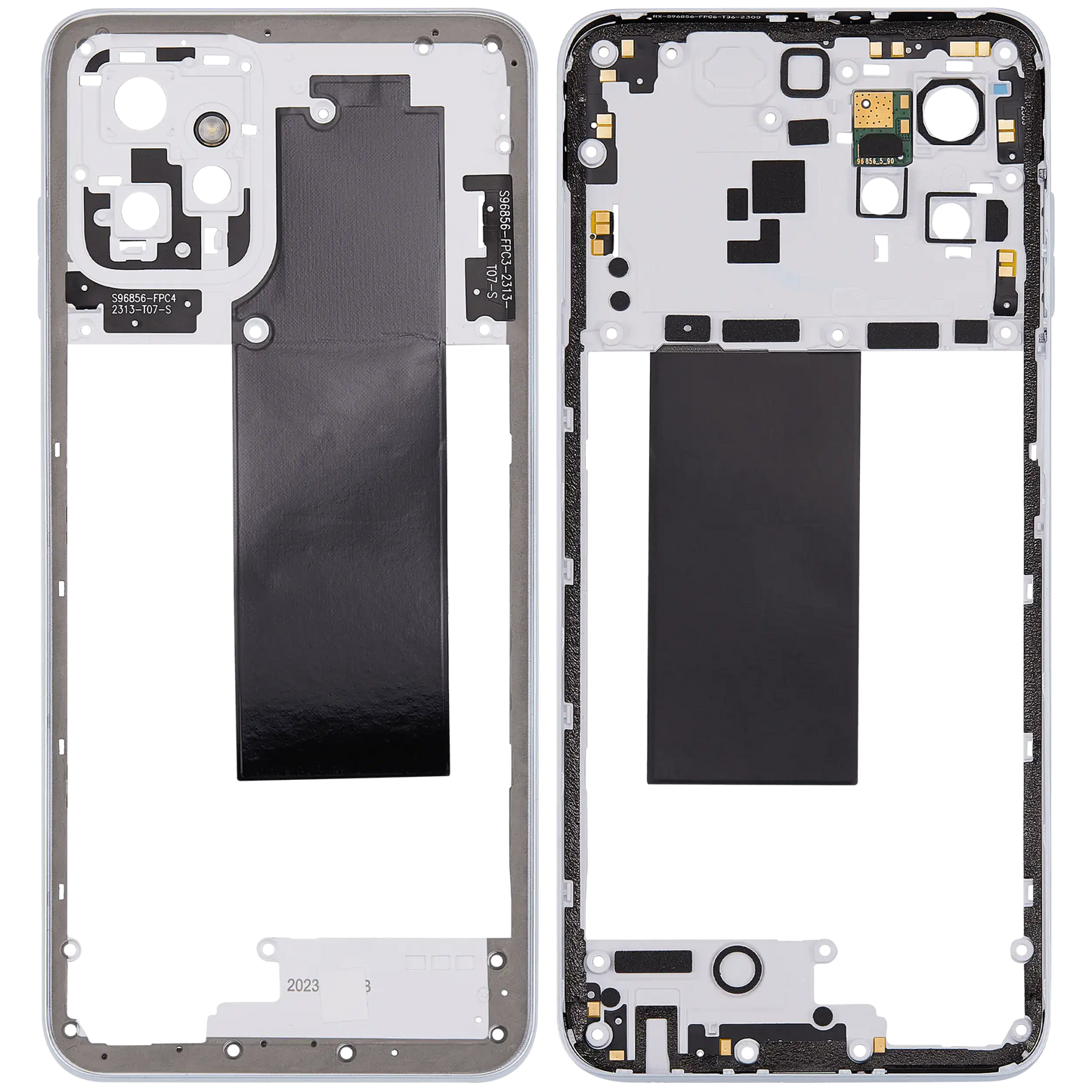 Mid-Housing For Motorola Moto G Power 5G (XT2311 / 2023) (Premium) (Bright White) replacement part SKU 107182129058 image 7