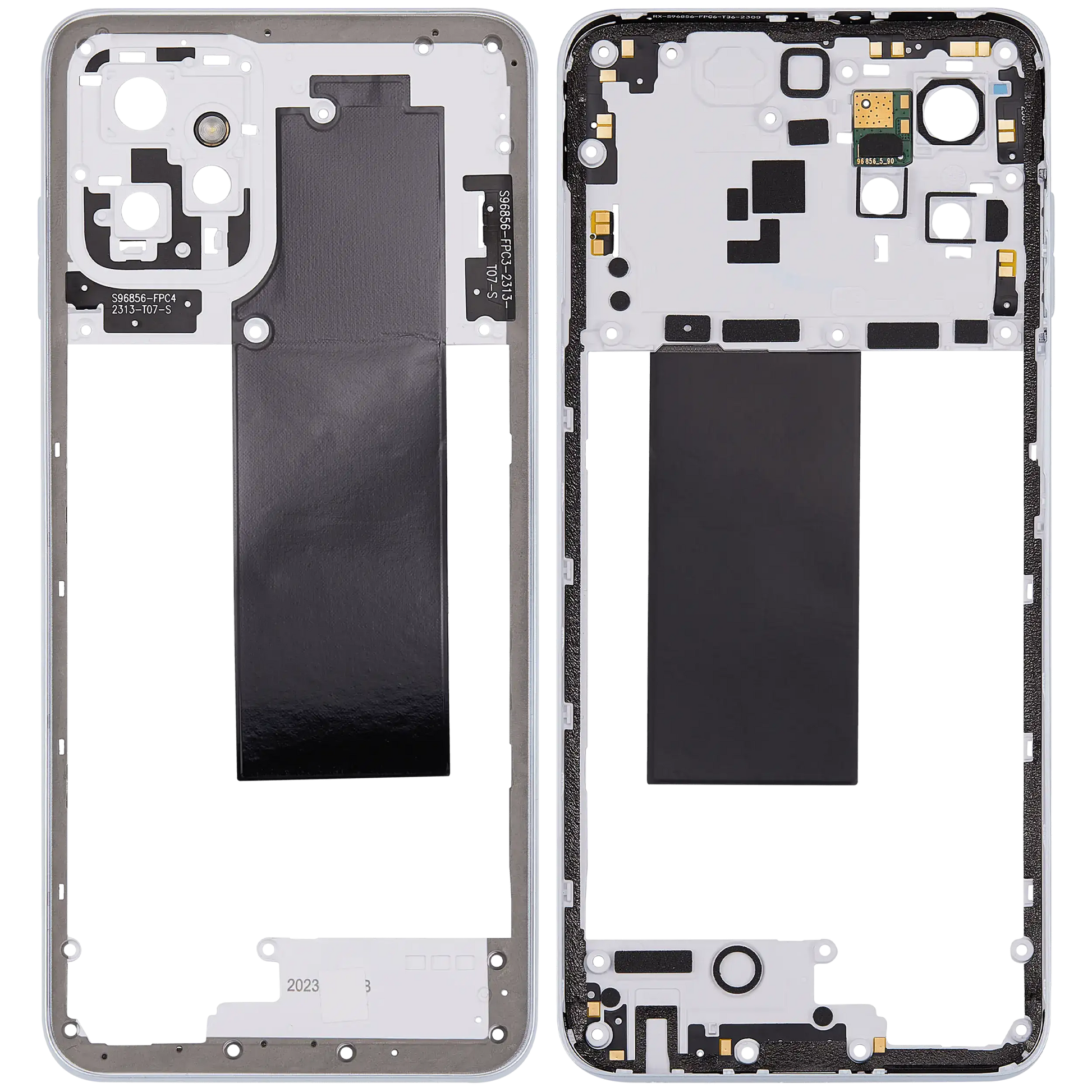 Mid-Housing For Motorola Moto G Power 5G (XT2311 / 2023) (Premium) (Bright White) replacement part SKU 107182129058 image 7