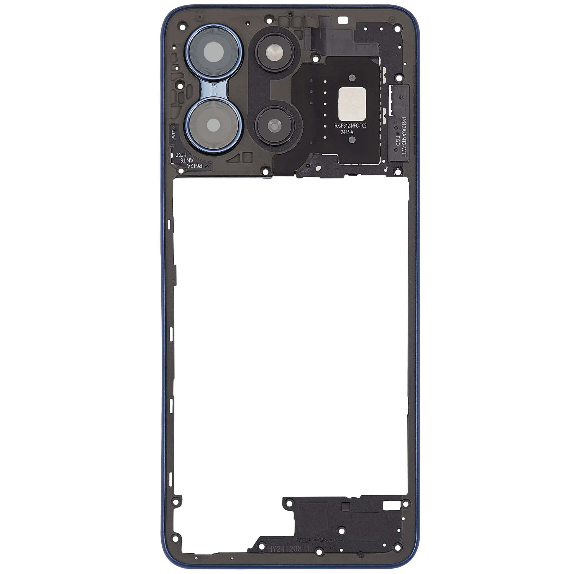 Mid-Frame Housing For Motorola Moto G 5G (XT2513 / 2025) (Premium) (Sapphire Blue) replacement part SKU 107182129059 image 8