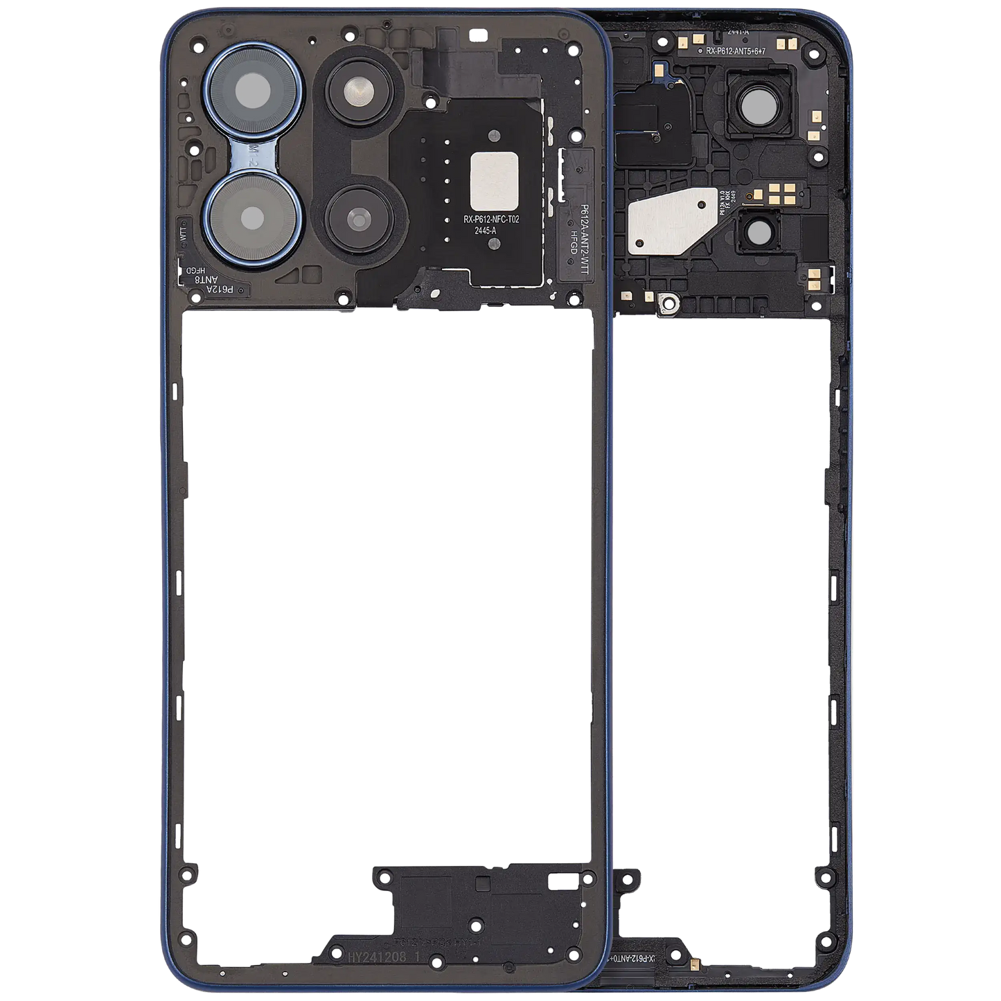 Mid-Frame Housing For Motorola Moto G 5G (XT2513 / 2025) (Premium) (Sapphire Blue) replacement part SKU 107182129059 image 1