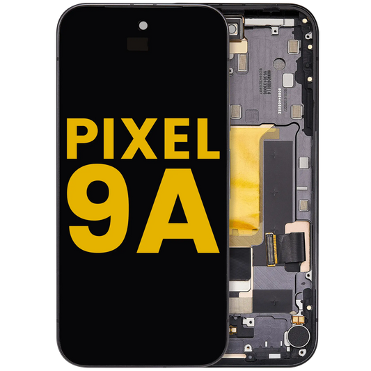 OLED Assembly With Frame (With Fingerprint Sensor ) For Google Pixel 9A (Refurbished) (Obsidian) - replacement part product view