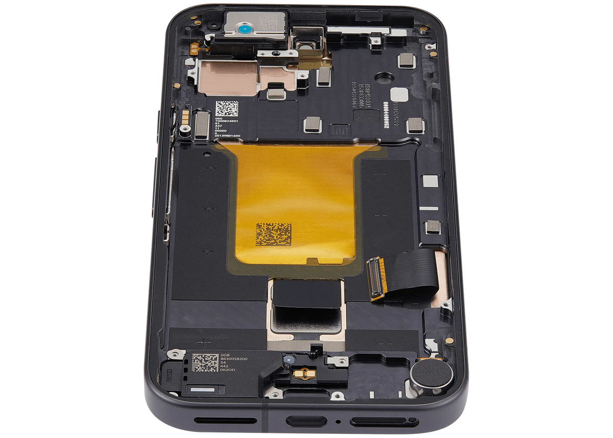 OLED Assembly With Frame (With Fingerprint Sensor ) For Google Pixel 9A (Refurbished) (Obsidian) - replacement component detail view