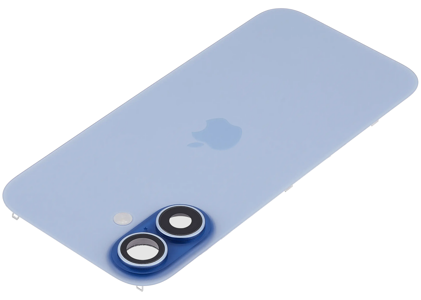 Back Glass w/ MagSafe Magnet & NFC & Flashlight Flex Compatible For iPhone 17 (Used OEM Pull: Grade A) (Mist Blue)