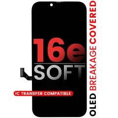 OLED Assembly Compatible For iPhone 17e / 16e (Aftermarket Pro: XO7 Soft)