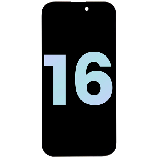 OLED Assembly With Proximity Sensor Flex Pre-Installed For iPhone 16 (Service Pack)