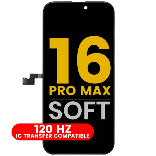 OLED Assembly For iPhone 16 Pro Max (Assembled: Soft) (120HZ)