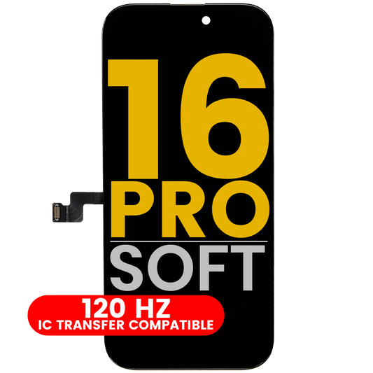 OLED Assembly For iPhone 16 Pro (Assembled: Soft) (120HZ)