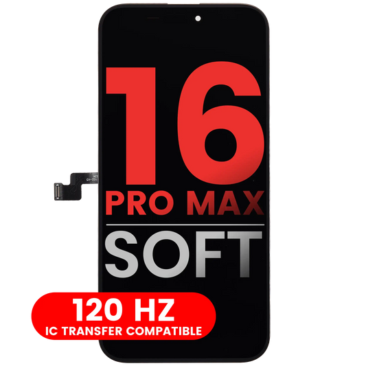 OLED Assembly For iPhone 16 Pro Max (Aftermarket Plus: Soft) (120HZ)